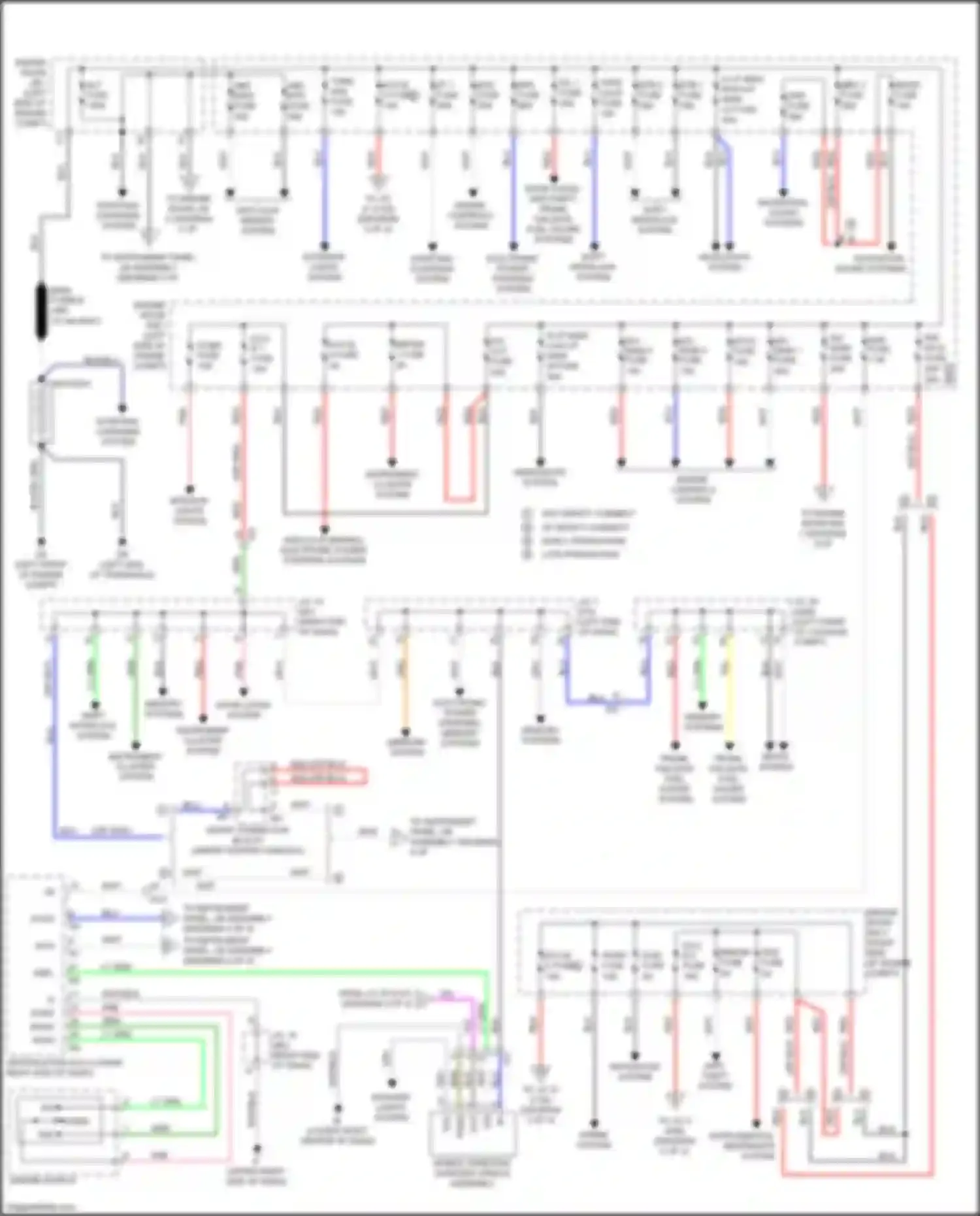 Wiring diagram w/o safety connect w/ safety connect early production late production for Lexus NX Z10 facelift (2017-2021) (1 of 1)