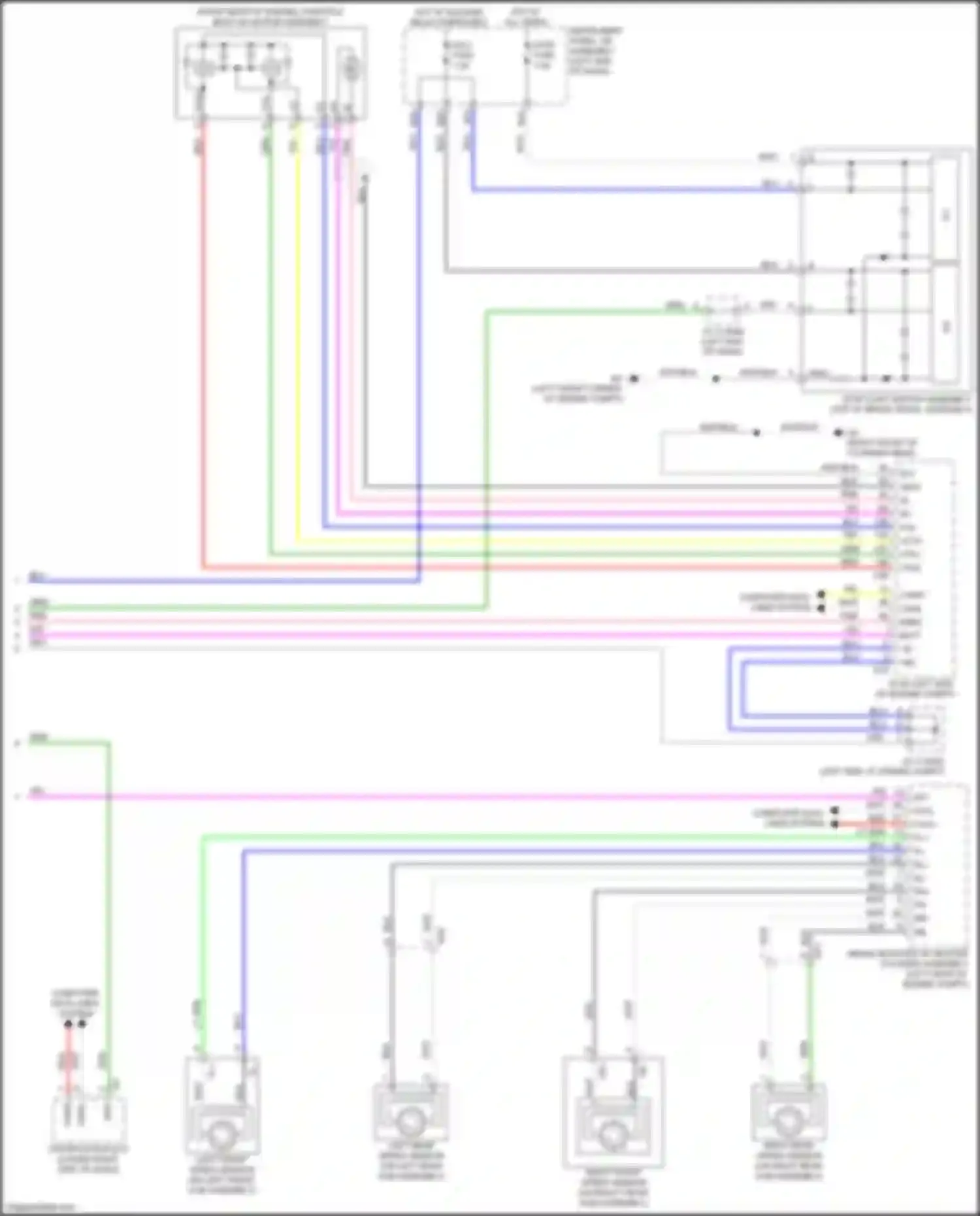 Wiring diagram yel for Lexus NX Z10 facelift (2017-2021) (58 of 188)