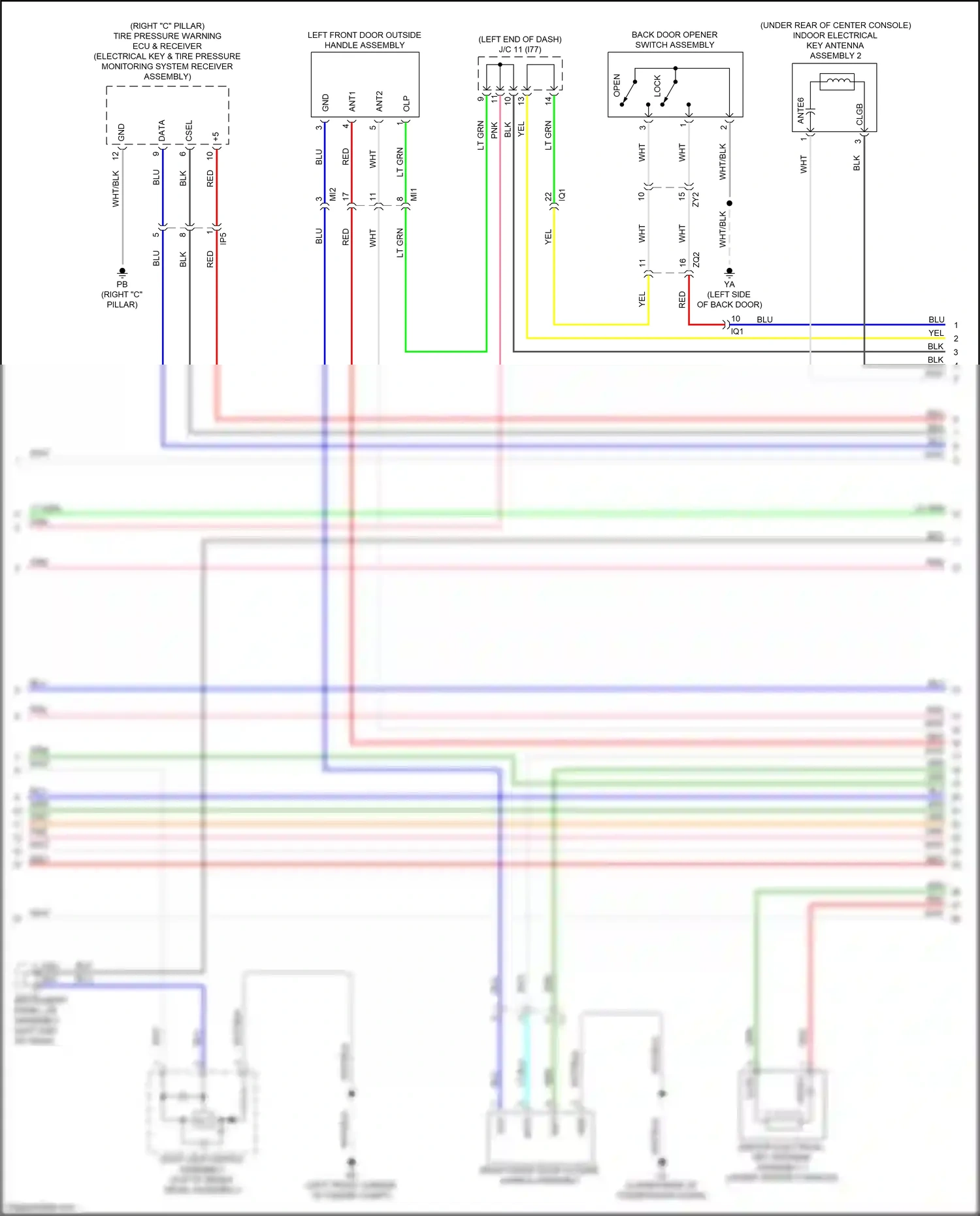 Lexus NX Z10 facelift (2017-2021) yel wiring diagram  (20 of 188)