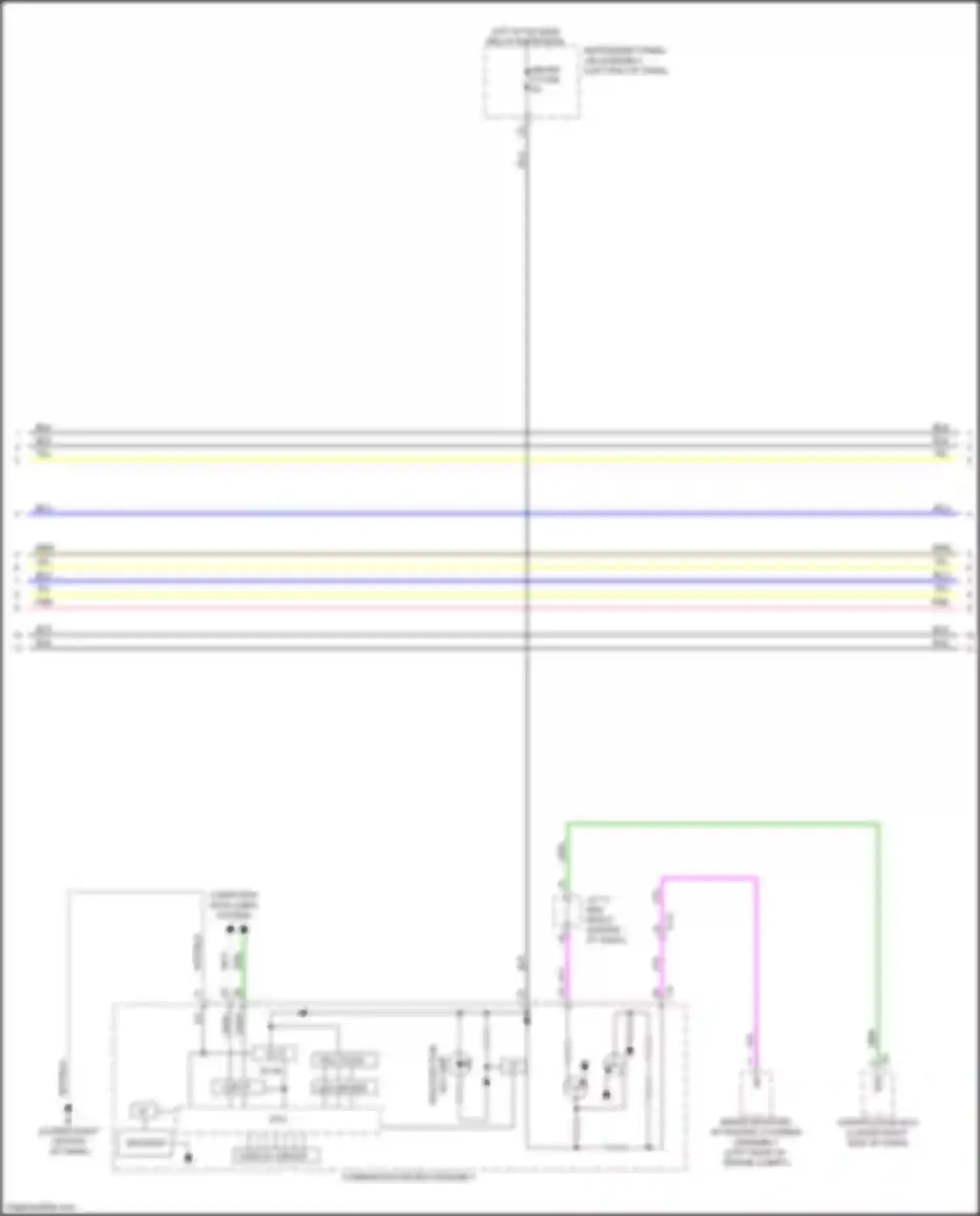 Wiring diagram yel for Lexus NX Z10 facelift (2017-2021) (177 of 188)