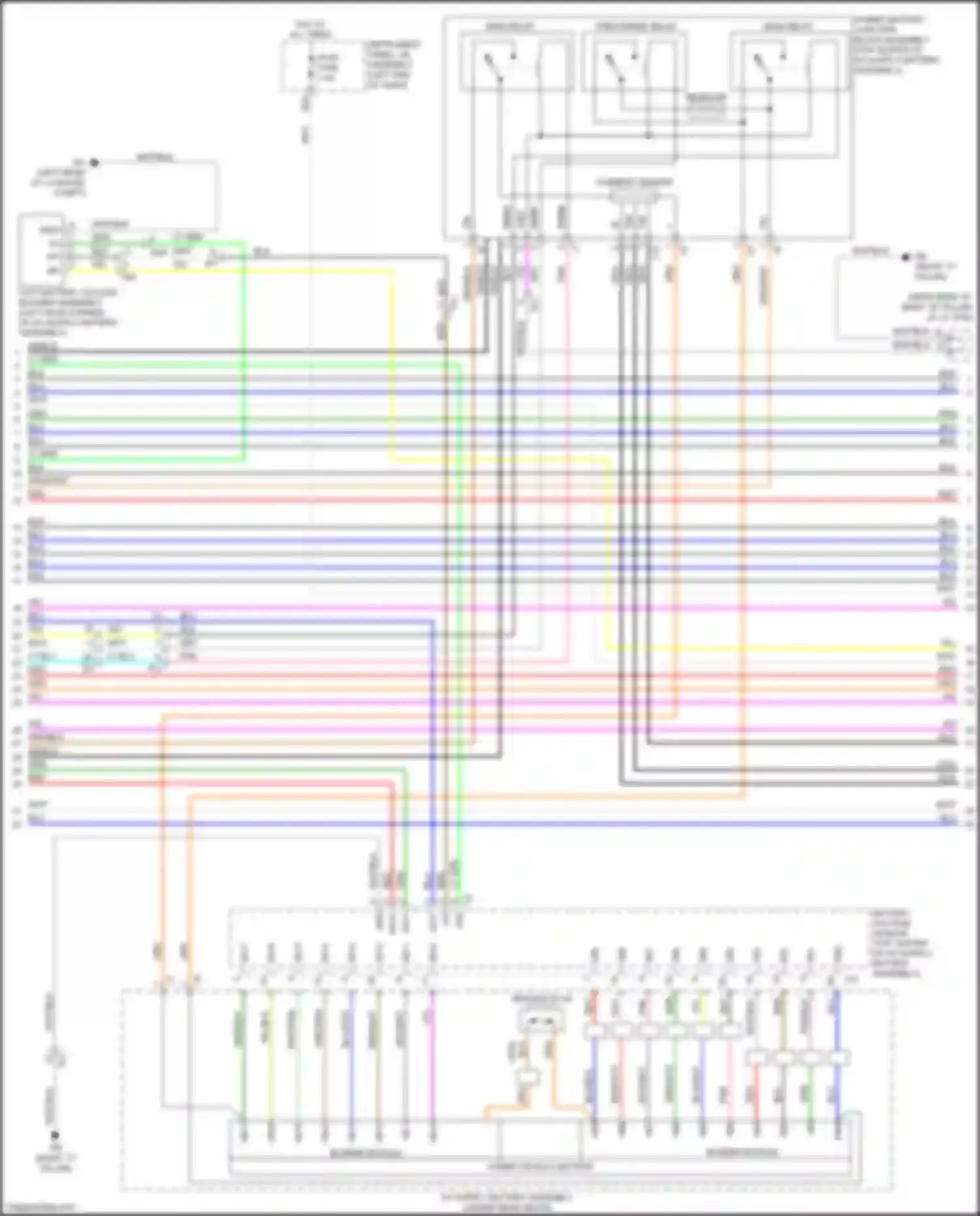 Wiring diagram yel/blk for Lexus NX Z10 facelift (2017-2021) (6 of 6)