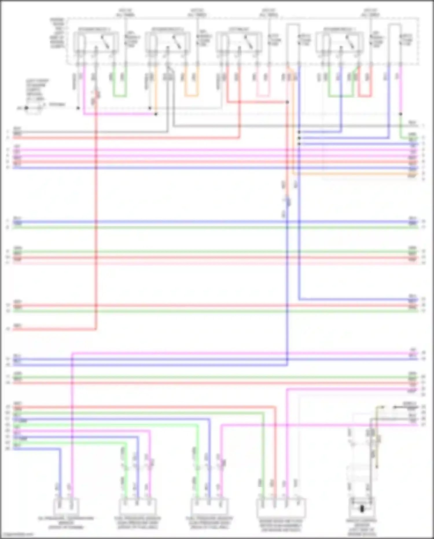 NX Lexus Z10 (2014-2017): Wiring diagram engine performance 2.5l (4 of 10)