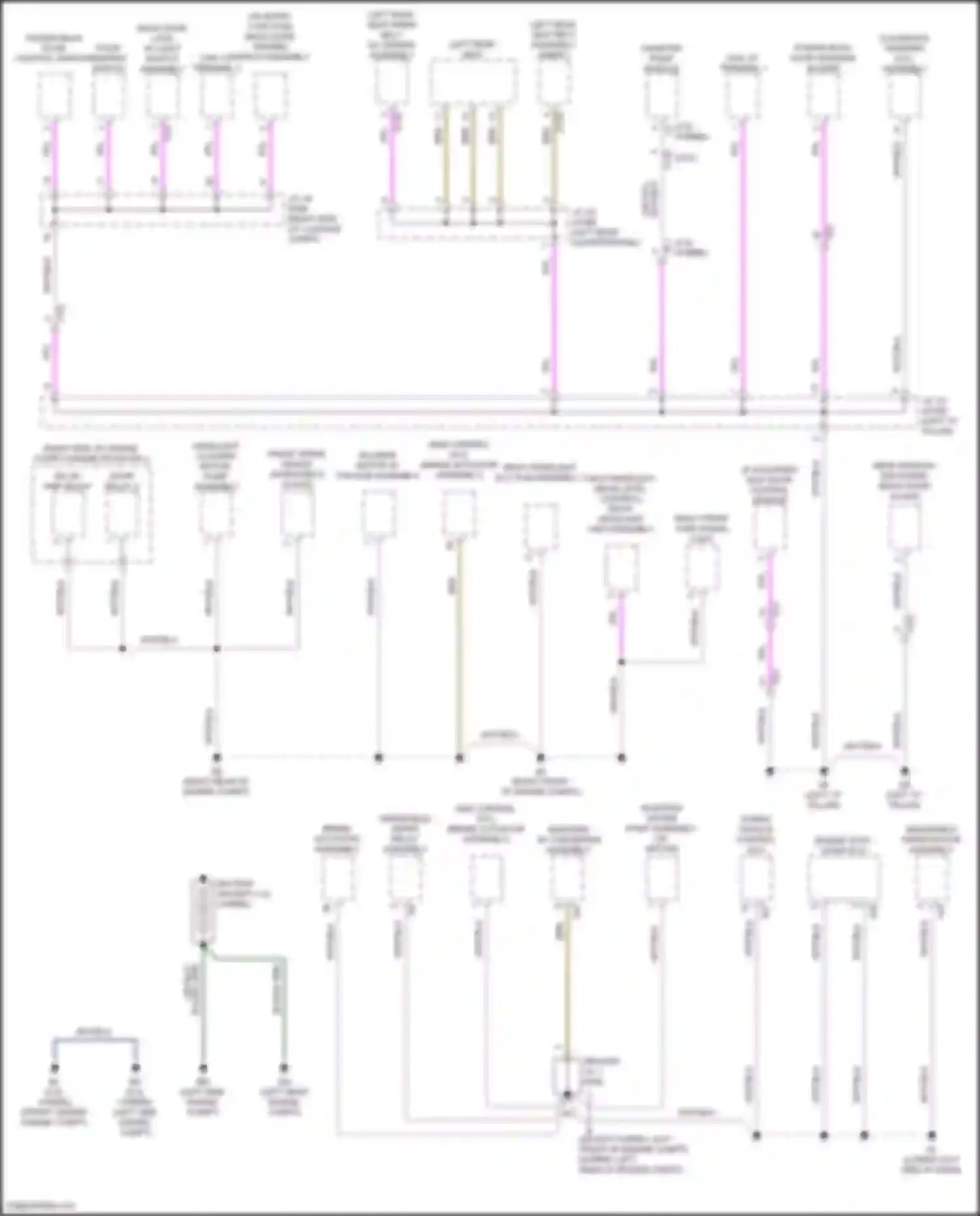 NX Lexus Z10 (2014-2017): Ground distribution circuit (2 of 8)