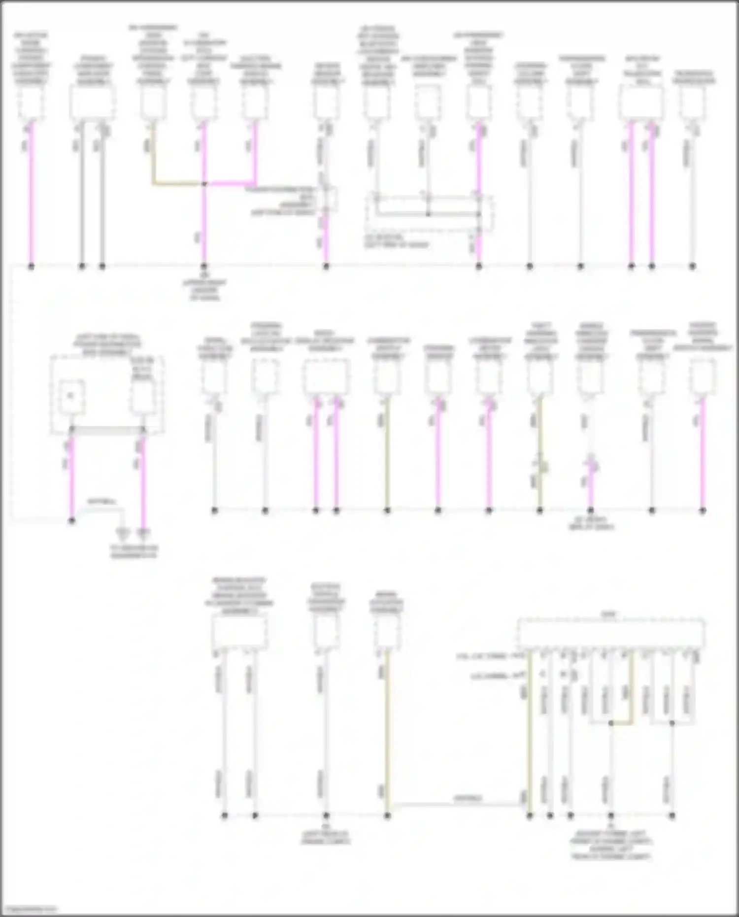 NX Lexus Z10 (2014-2017): Ground distribution circuit (5 of 8)