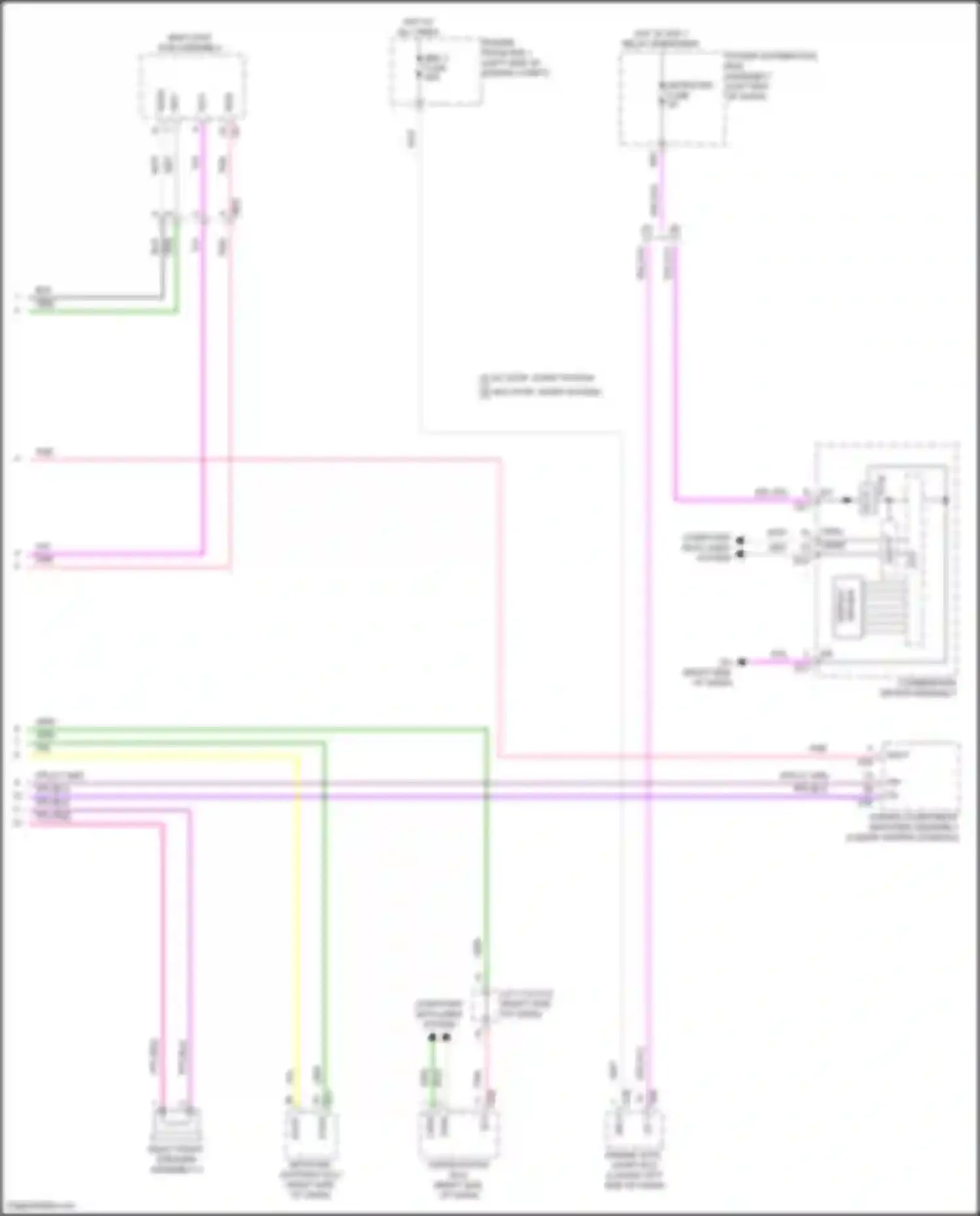 NX Lexus Z10 (2014-2017): Parking assistant circuit (2 of 2)