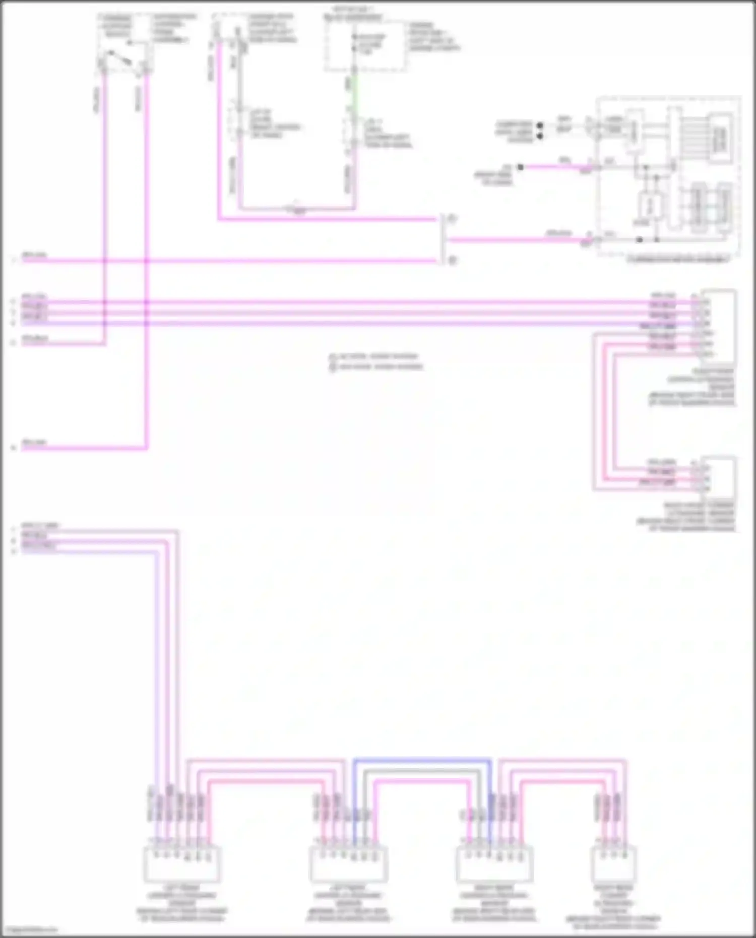 NX Lexus Z10 (2014-2017): Rear sonar circuit (2 of 2)