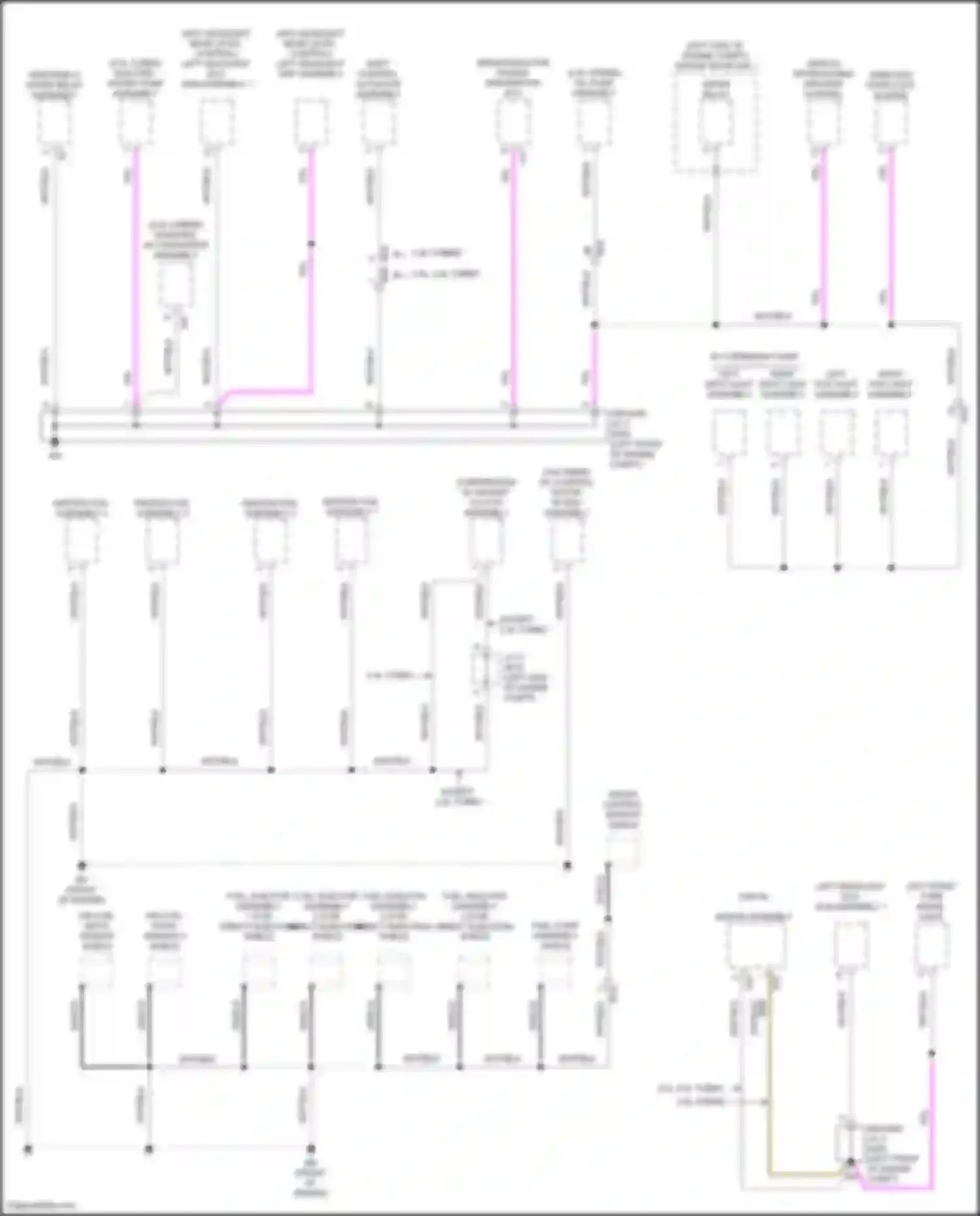 Wiring diagram left headlight ecu sub-assembly 1 for Lexus NX Z10 (2014-2017)