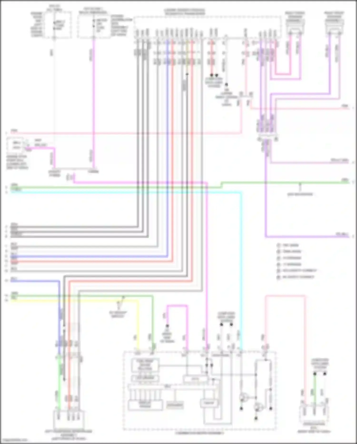 Wiring diagram combination meter assembly for Lexus NX Z10 (2014-2017) (3 of 42)