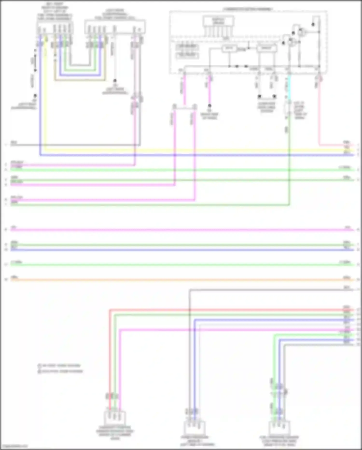 Wiring diagram fuel pump assembly for Lexus NX Z10 (2014-2017)