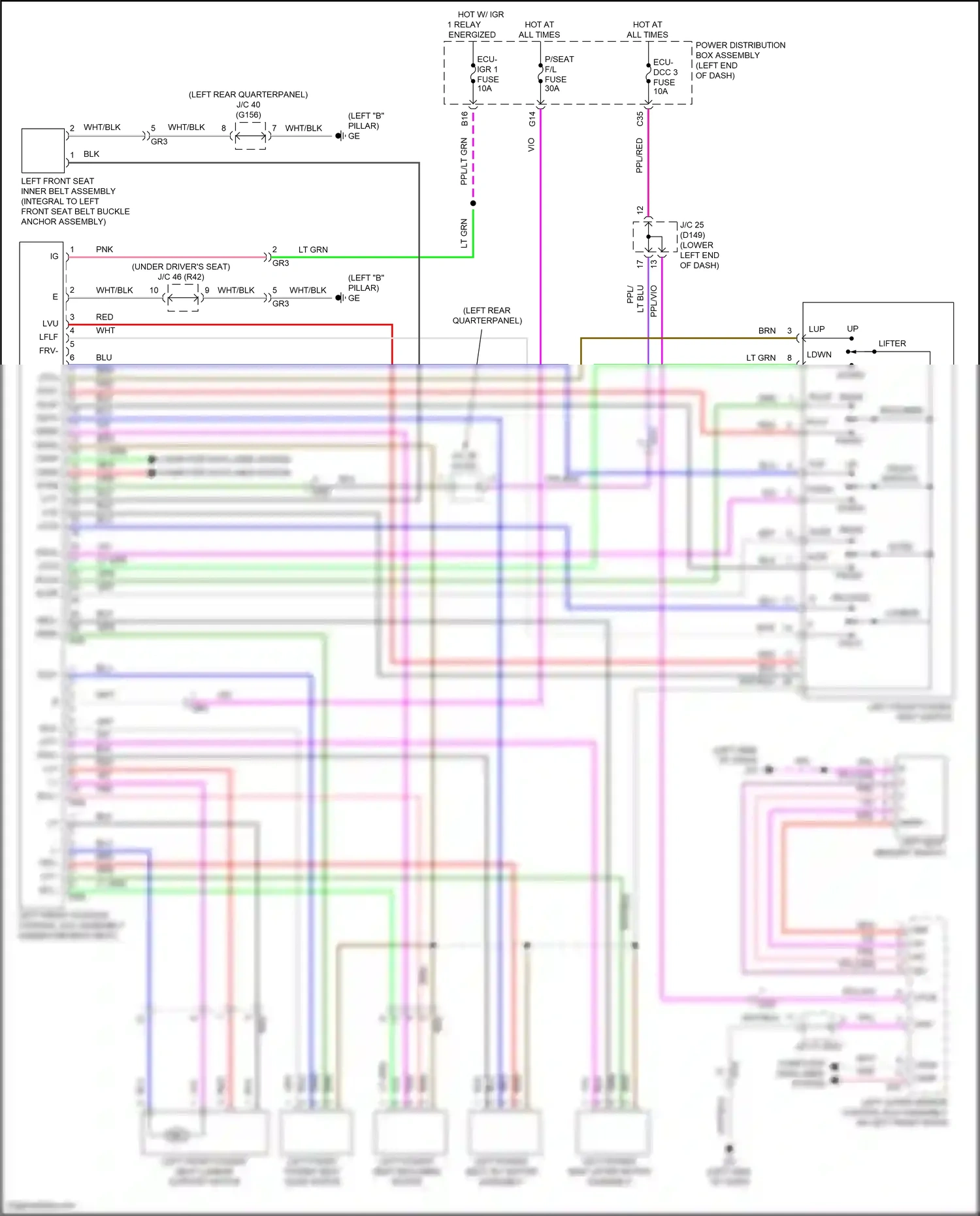 Lexus NX Z10 (2014-2017) cpub wiring diagram  (1 of 4)