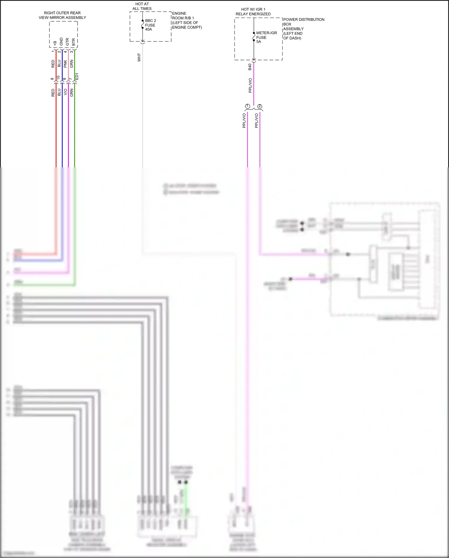 Lexus NX Z10 (2014-2017) display wiring diagram  (8 of 8)
