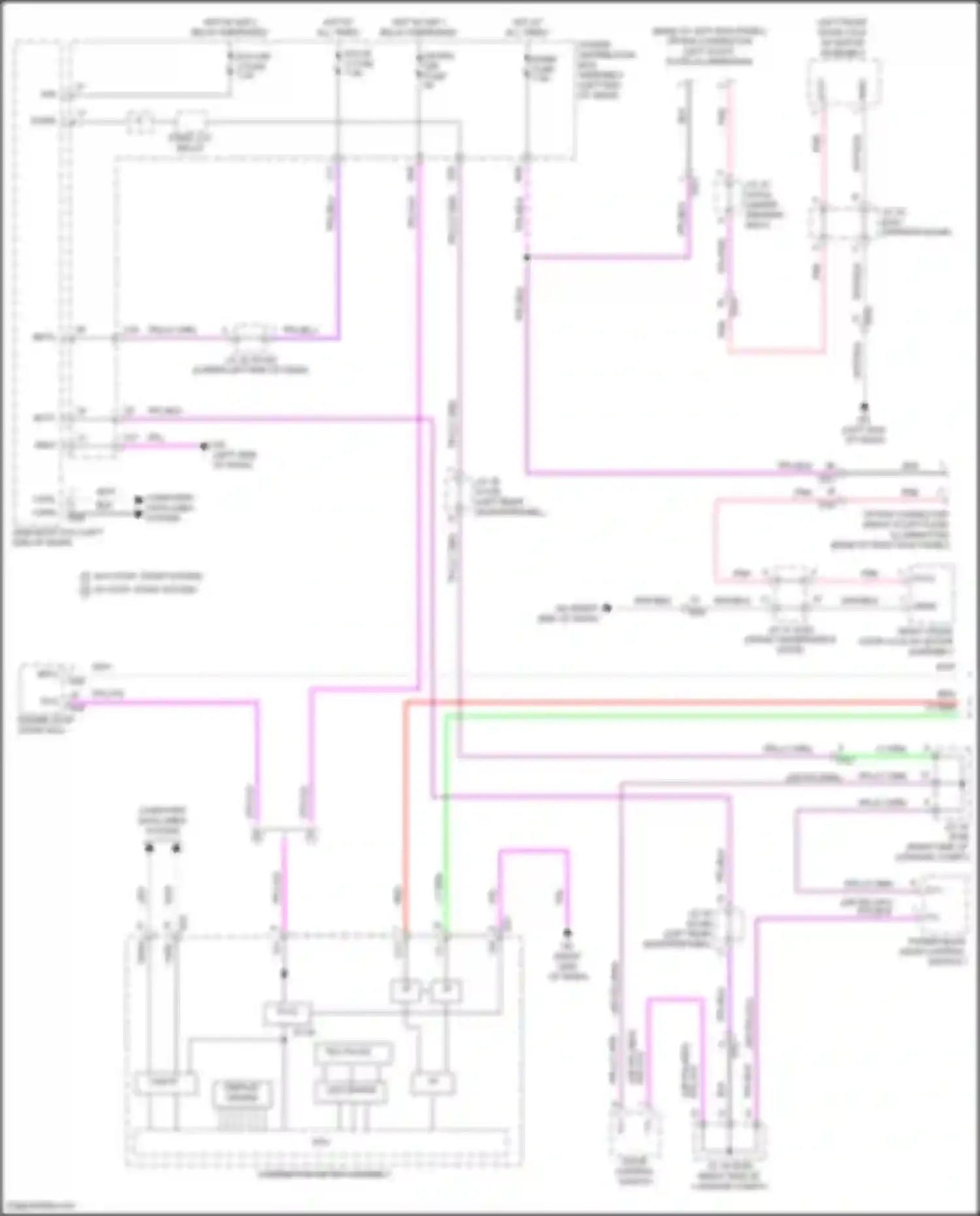 Wiring diagram dome cut relay for Lexus NX Z10 (2014-2017) (2 of 2)