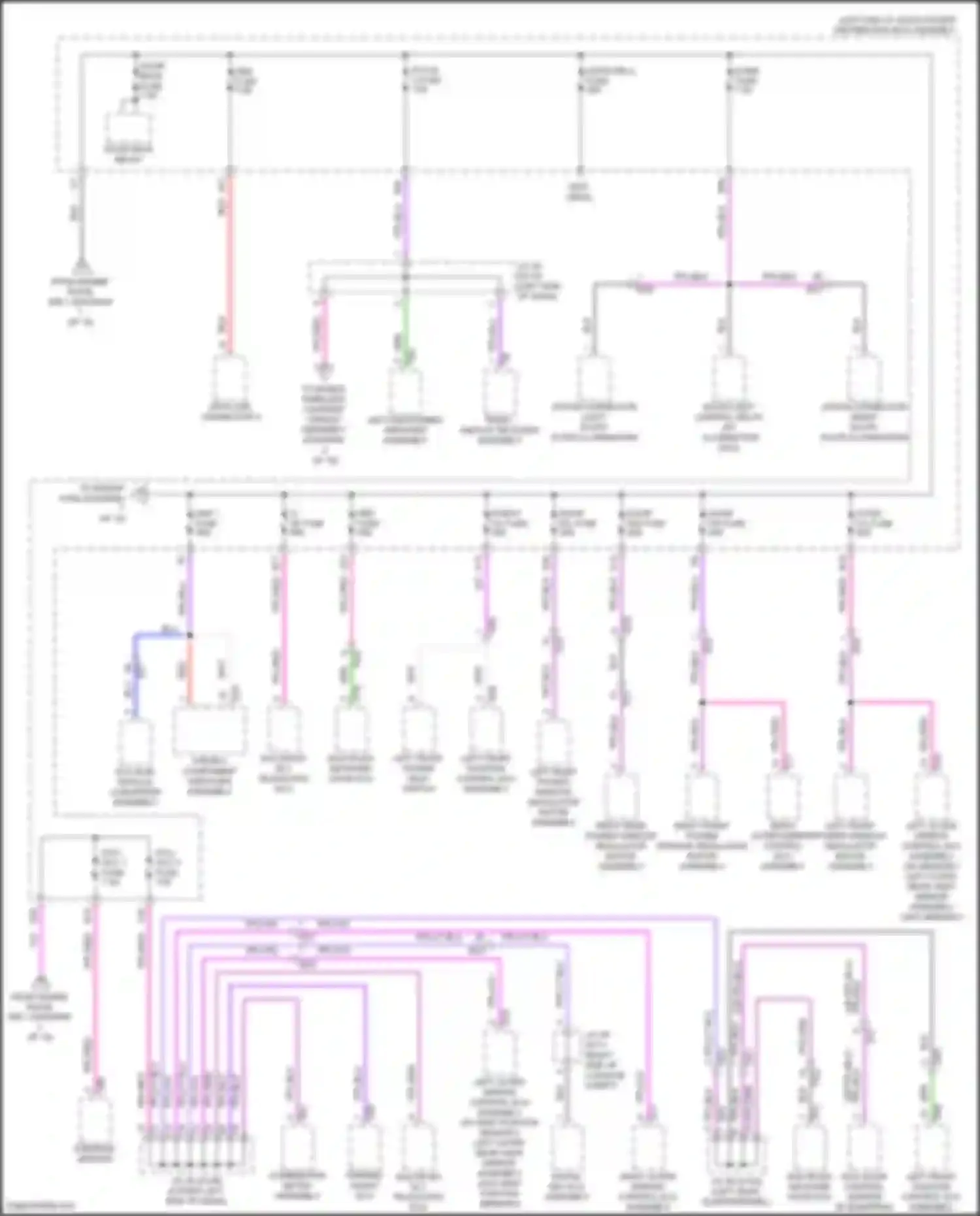 Wiring diagram dome fuse for Lexus NX Z10 (2014-2017) (3 of 3)