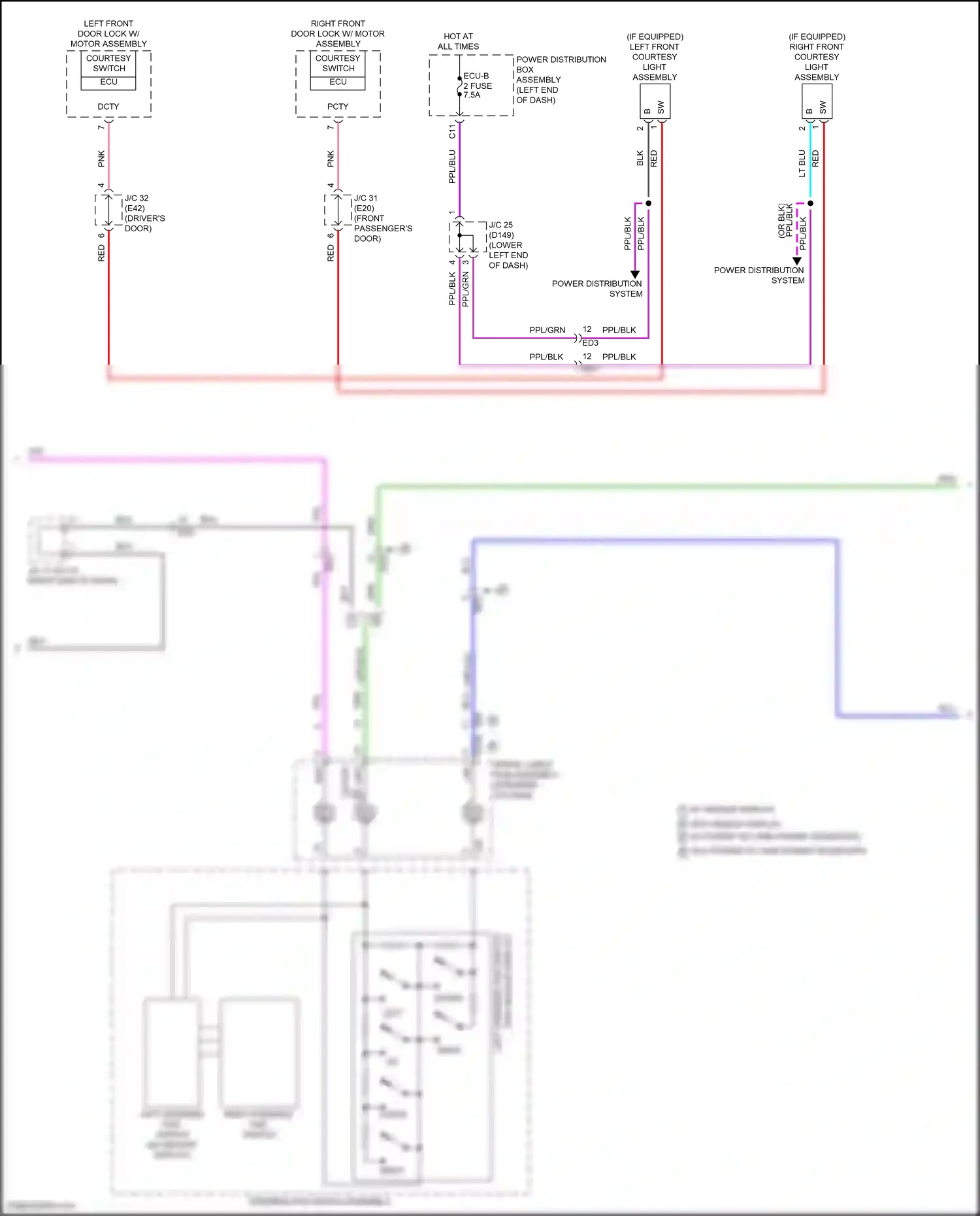 Lexus NX Z10 (2014-2017) down wiring diagram  (3 of 7)