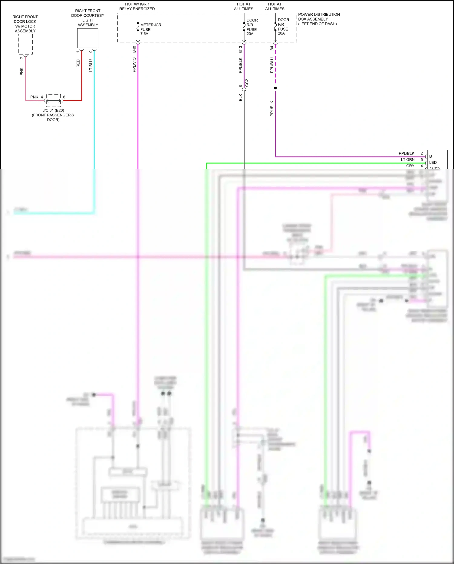 Lexus NX Z10 (2014-2017) down wiring diagram  (7 of 7)