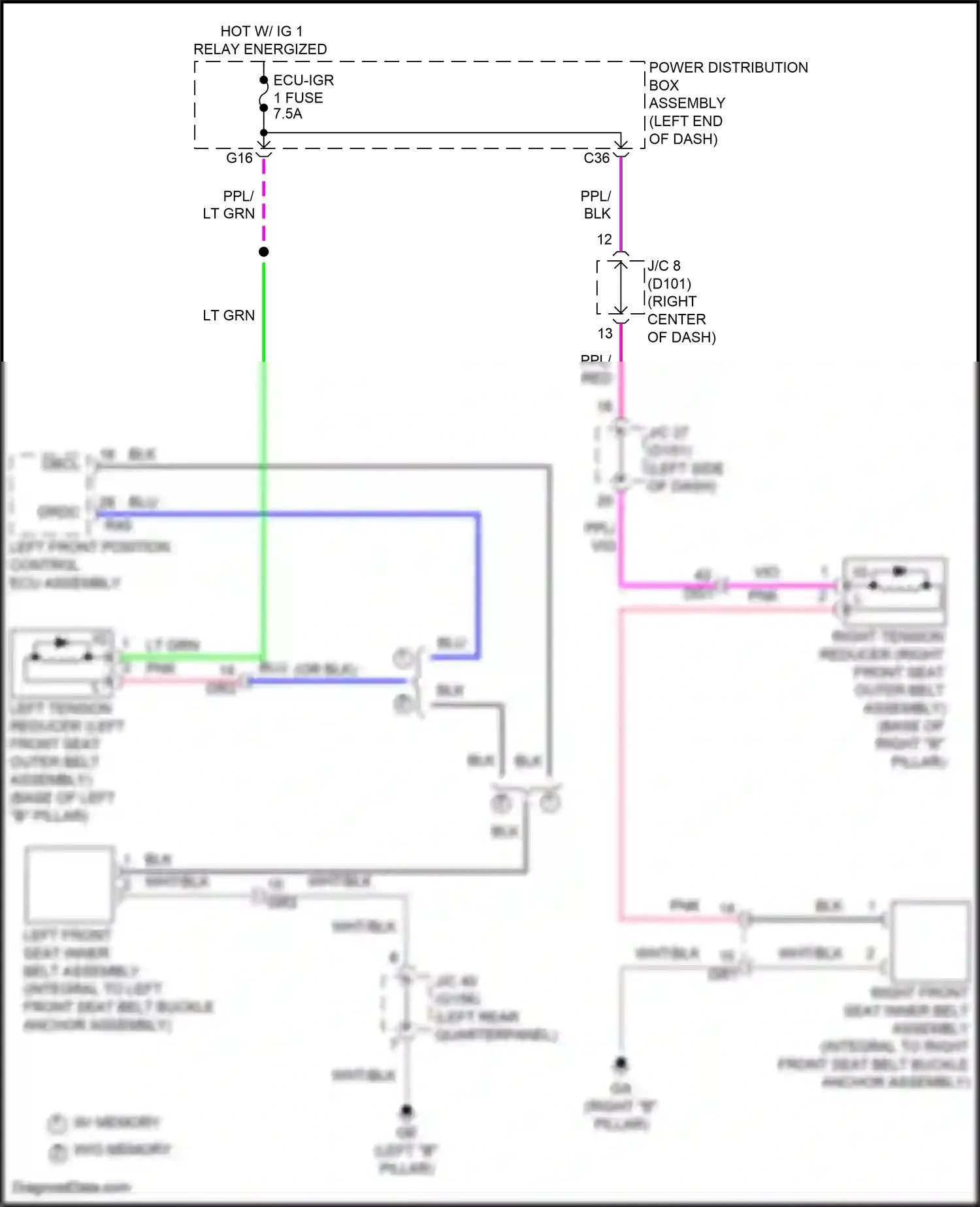 Lexus NX Z10 (2014-2017) drdc wiring diagram  (1 of 1)