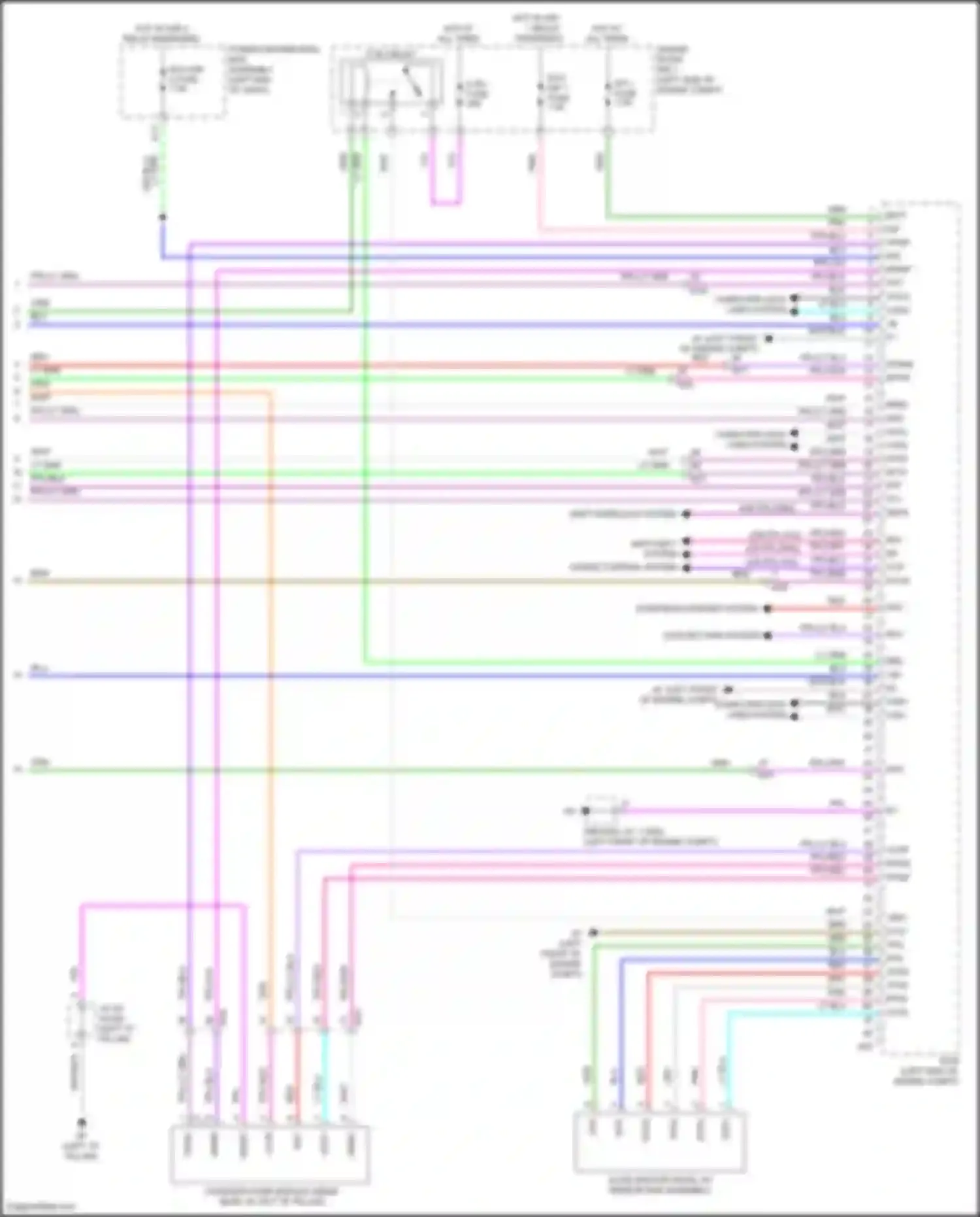 Wiring diagram ppl/gry for Lexus NX Z10 (2014-2017)
