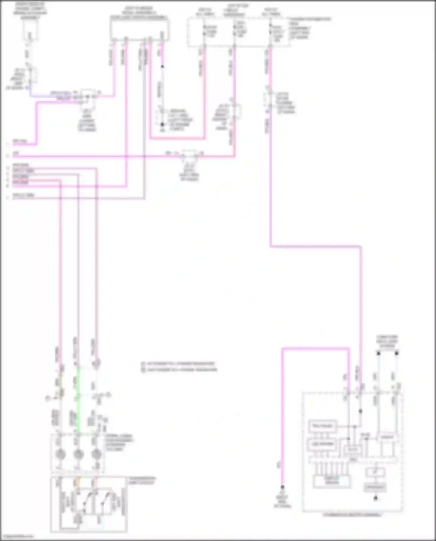 Wiring diagram ecu- dcc 3 fuse for Lexus NX Z10 (2014-2017) (11 of 15)