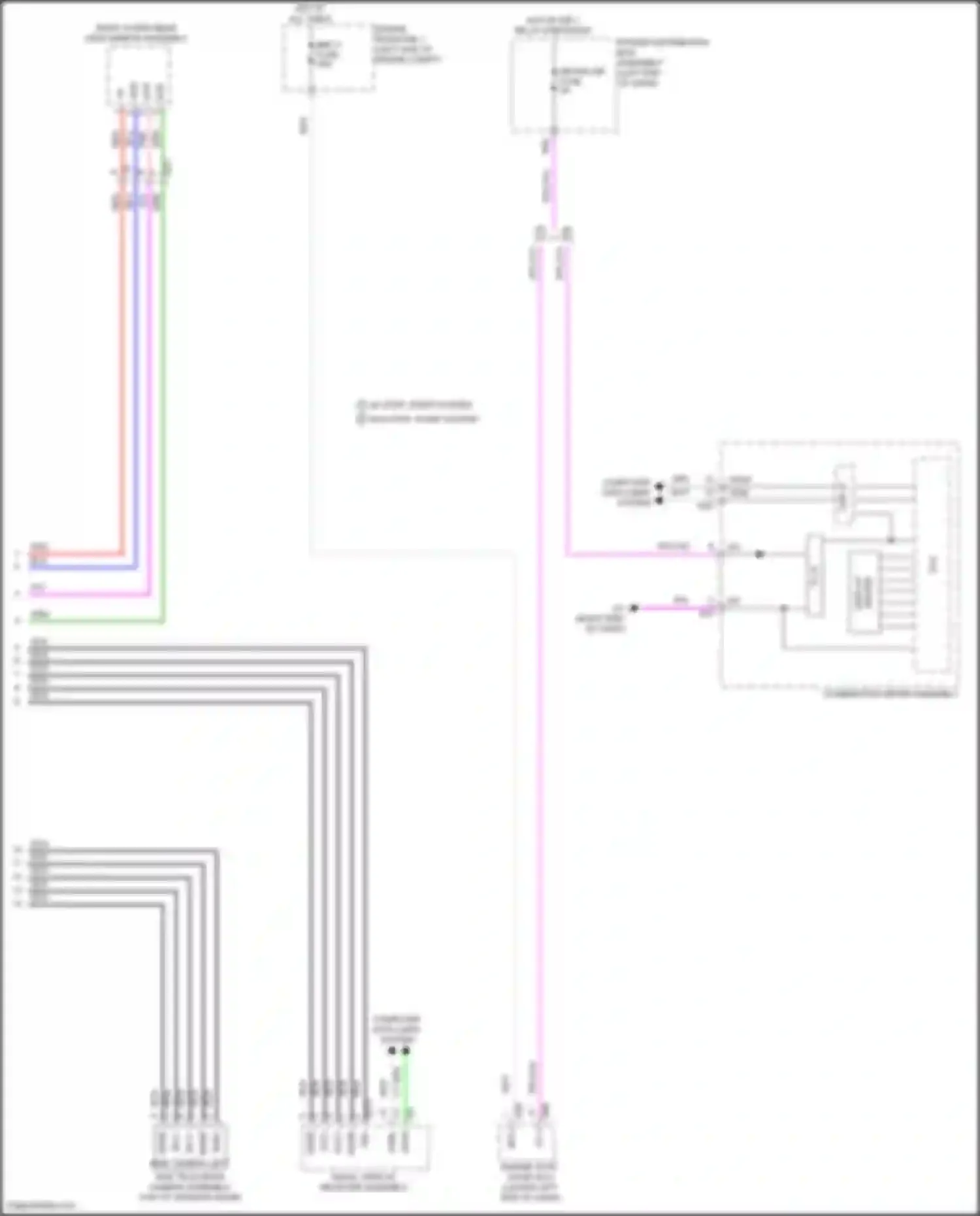 Wiring diagram engine stop, start ecu for Lexus NX Z10 (2014-2017)