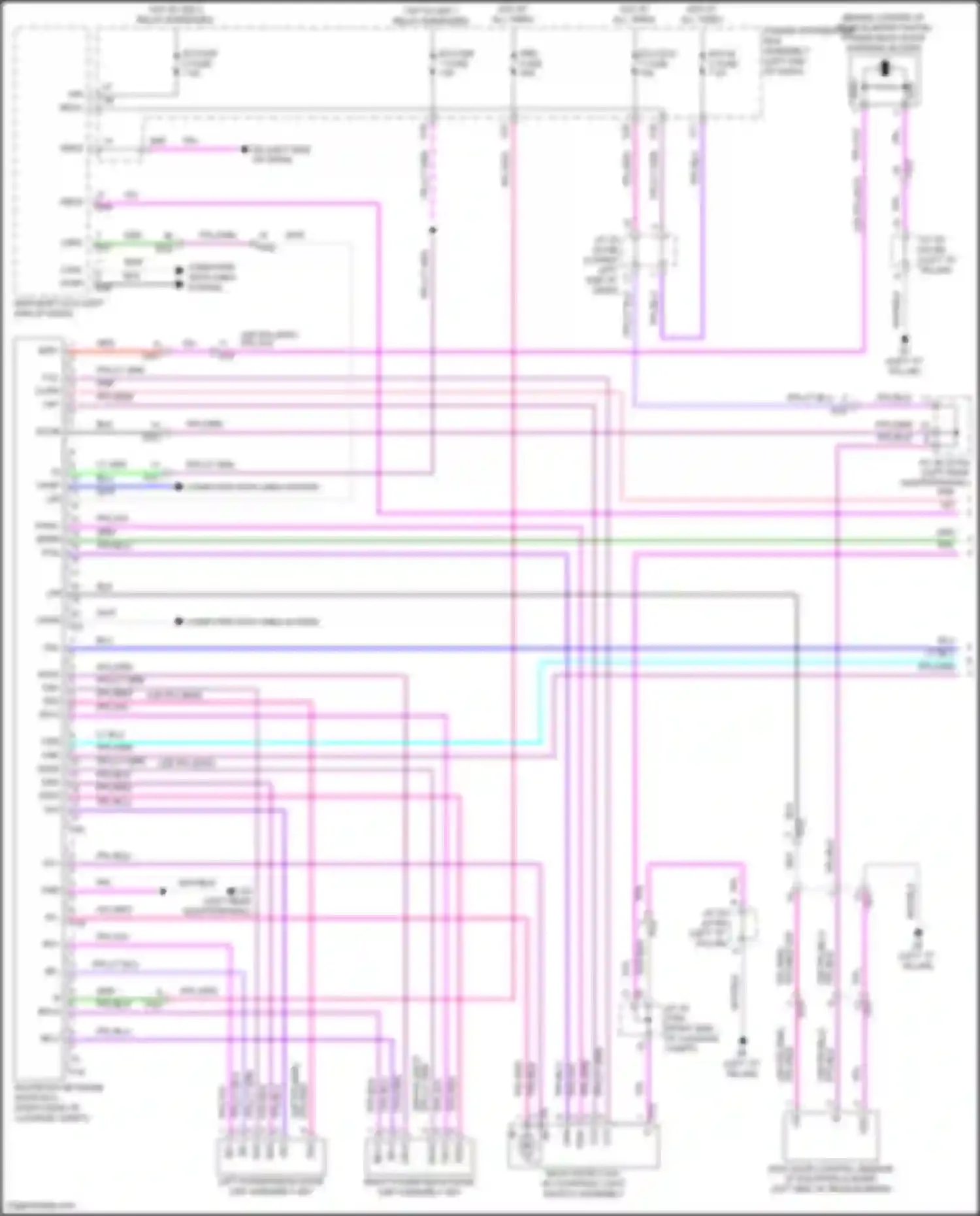 Wiring diagram left turn ind for Lexus NX Z10 (2014-2017)