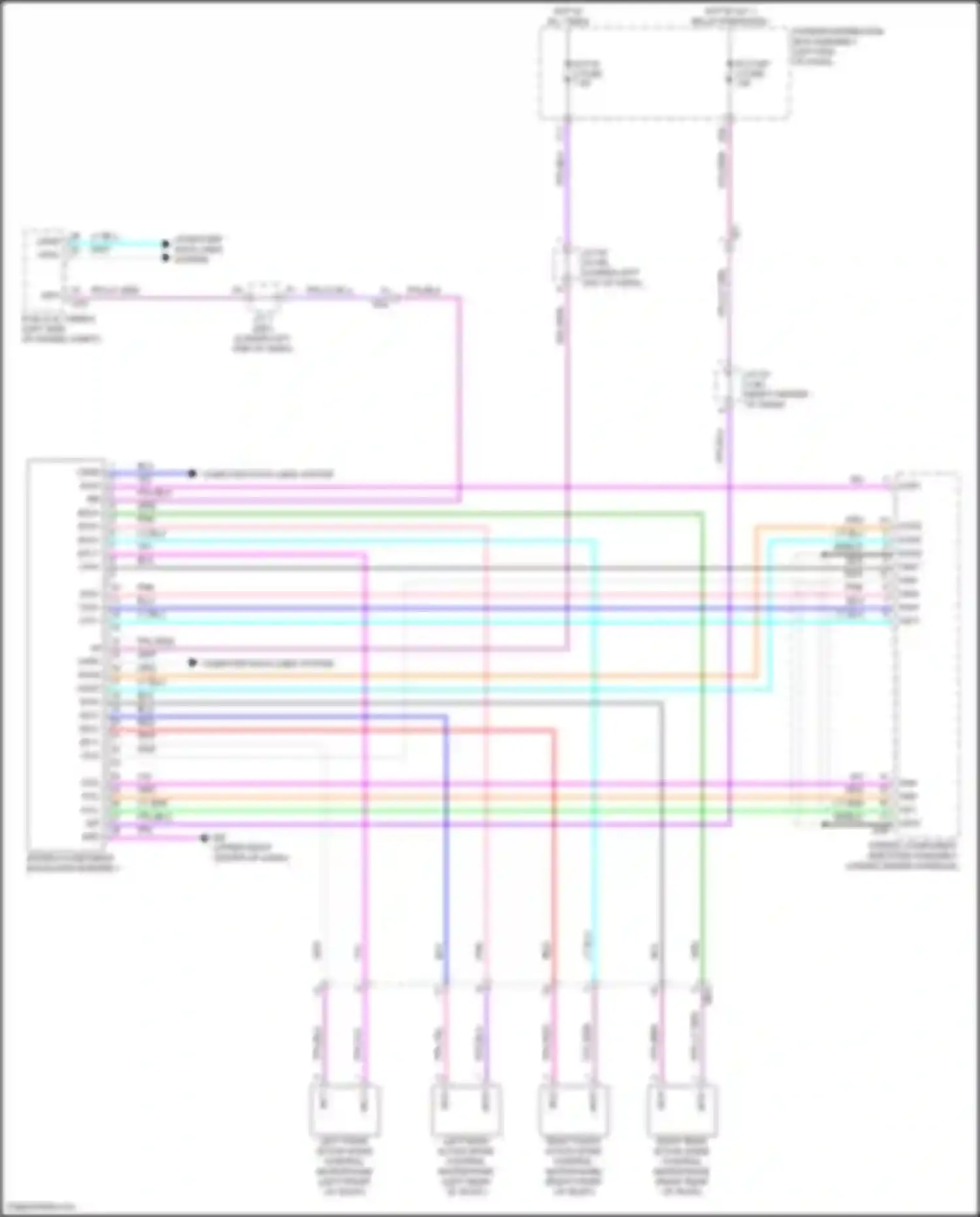 Wiring diagram ecu-b 2 fuse for Lexus NX Z10 (2014-2017)