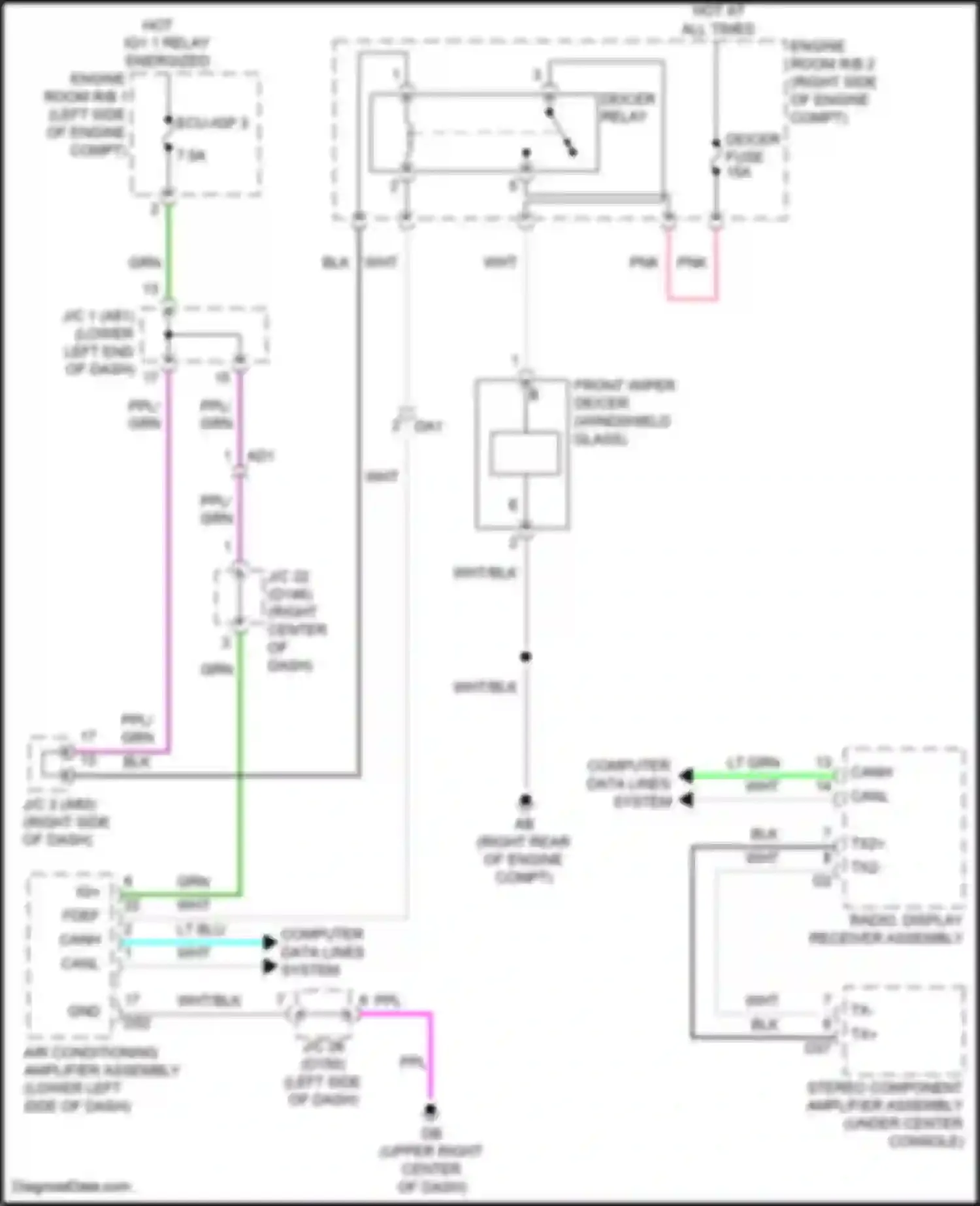 Wiring diagram engine room r/b 2 for Lexus NX Z10 (2014-2017)