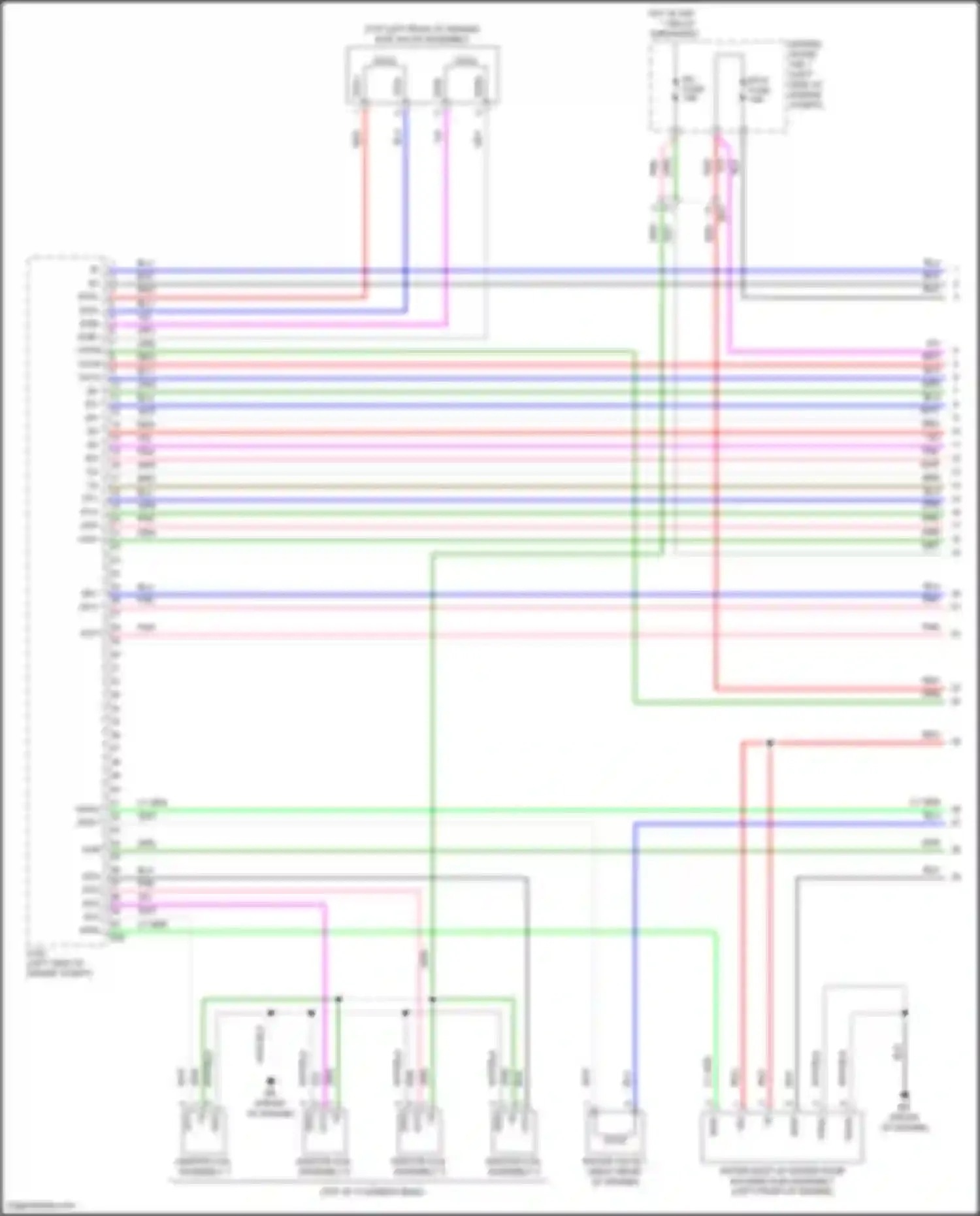 Wiring diagram ignition coil assembly 4 for Lexus NX Z10 (2014-2017) (4 of 4)