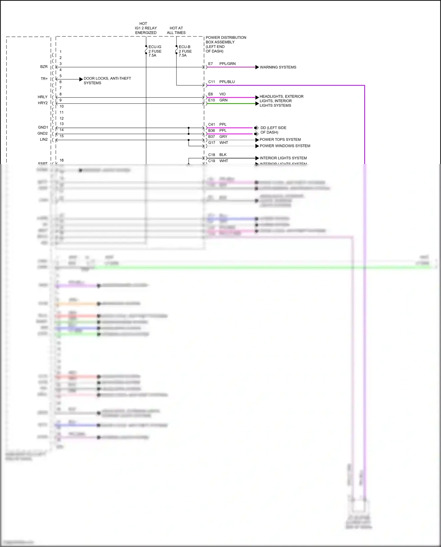 Lexus NX Z10 (2014-2017) igr wiring diagram  (11 of 34)