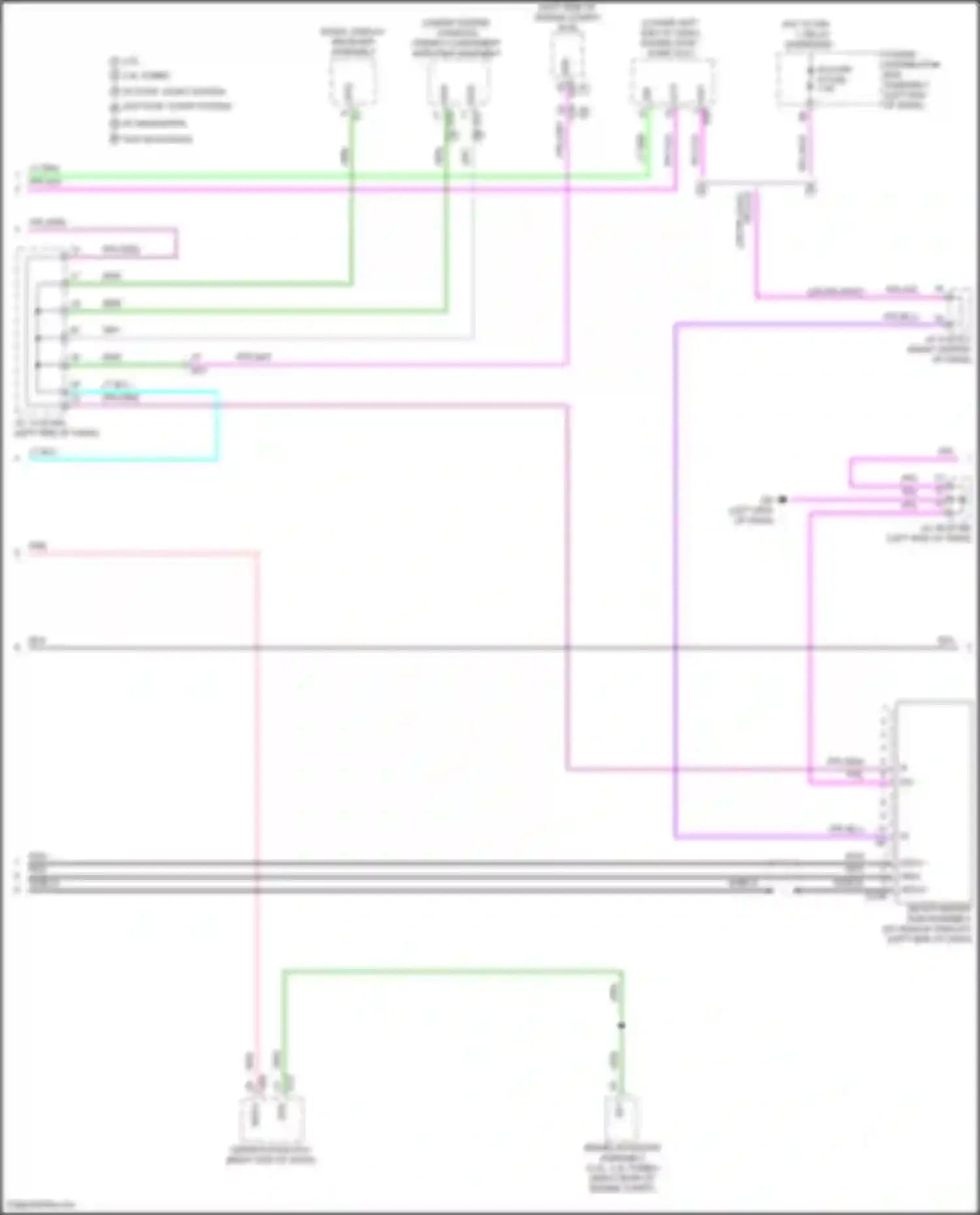 Wiring diagram ppl/gry for Lexus NX Z10 (2014-2017)