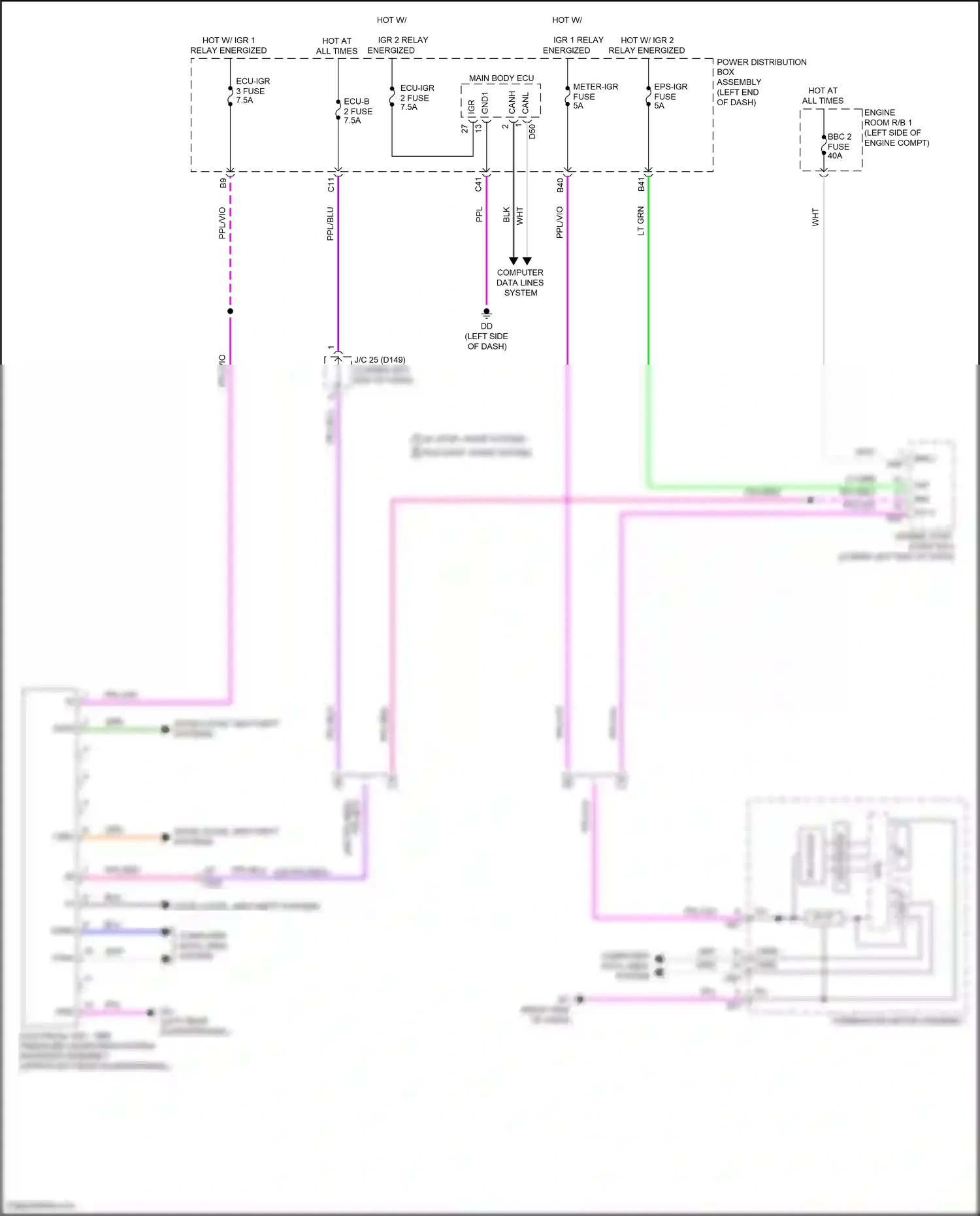 Lexus NX Z10 (2014-2017) igr wiring diagram  (20 of 34)