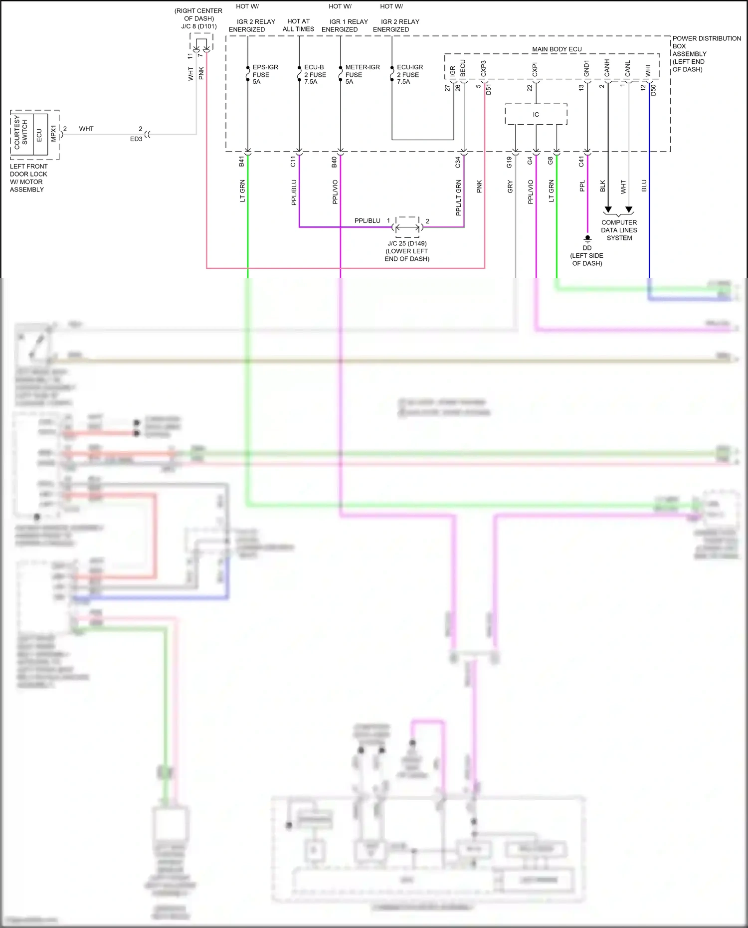 Lexus NX Z10 (2014-2017) igr wiring diagram  (15 of 34)