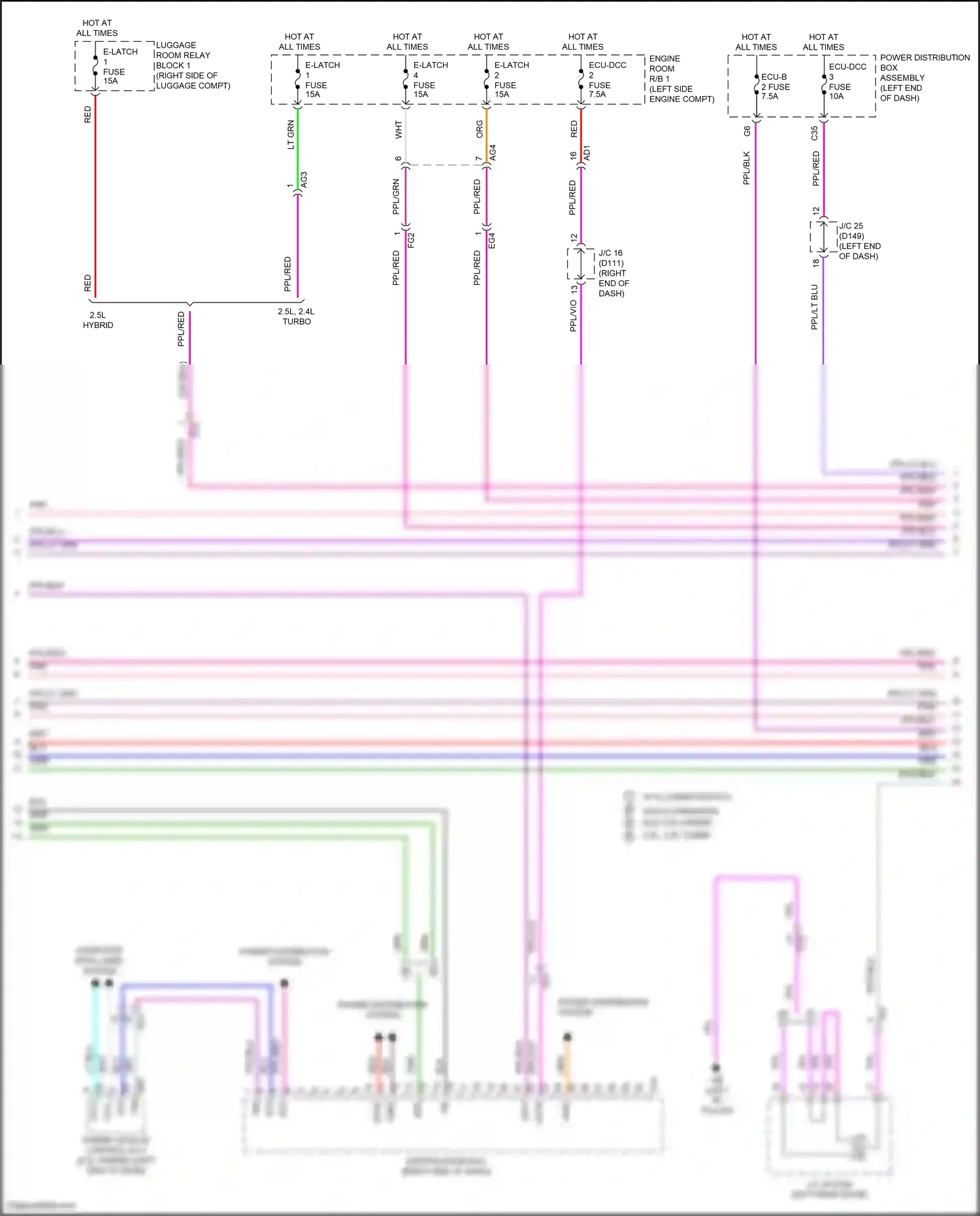 Lexus NX Z10 (2014-2017) igrd wiring diagram  (2 of 3)