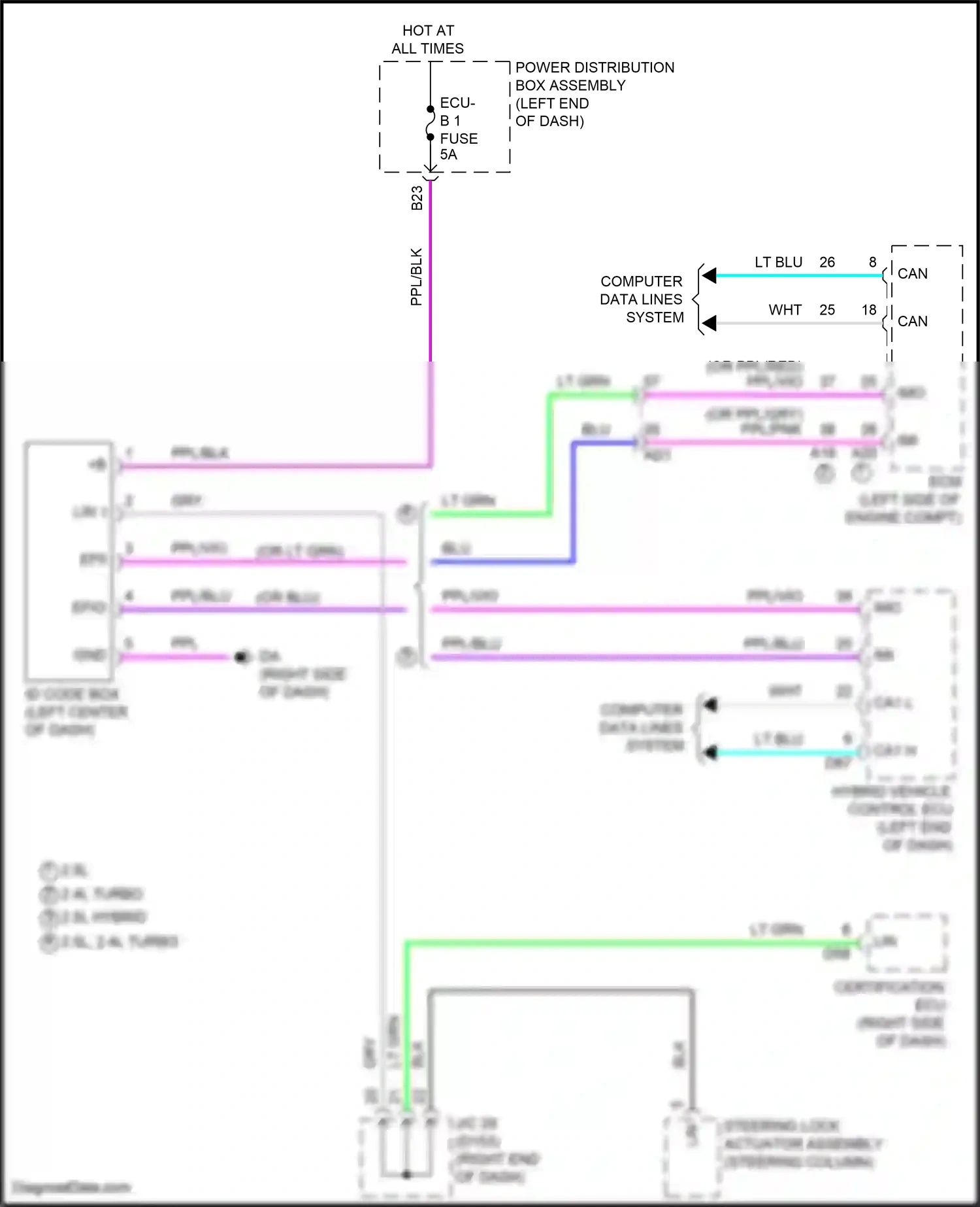 Lexus NX Z10 (2014-2017) imo wiring diagram  (1 of 3)