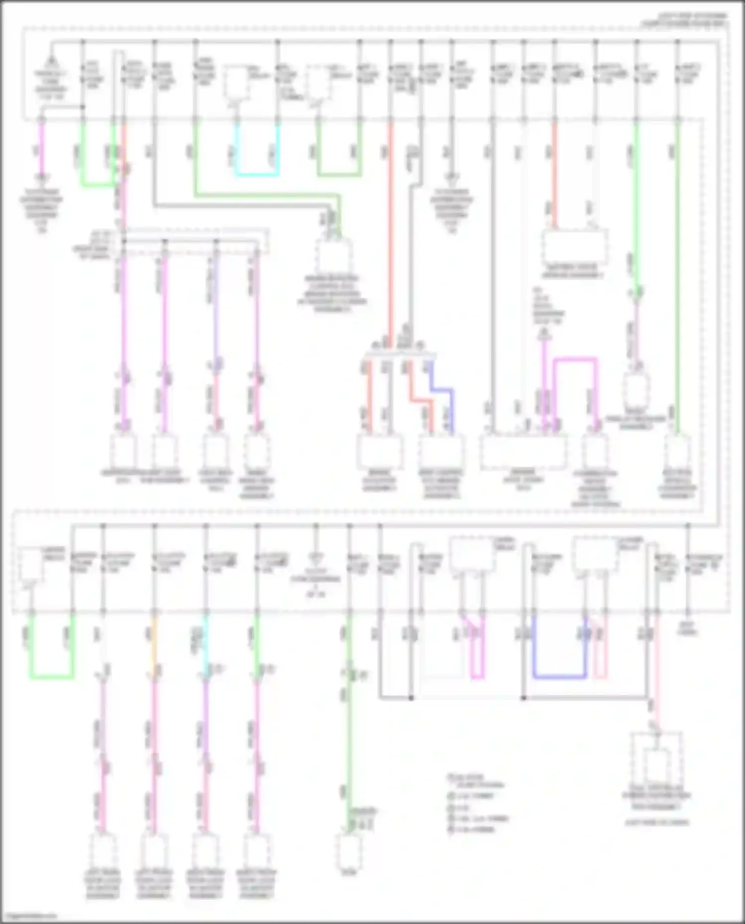 Wiring diagram inner rear view mirror assembly for Lexus NX Z10 (2014-2017) (4 of 5)