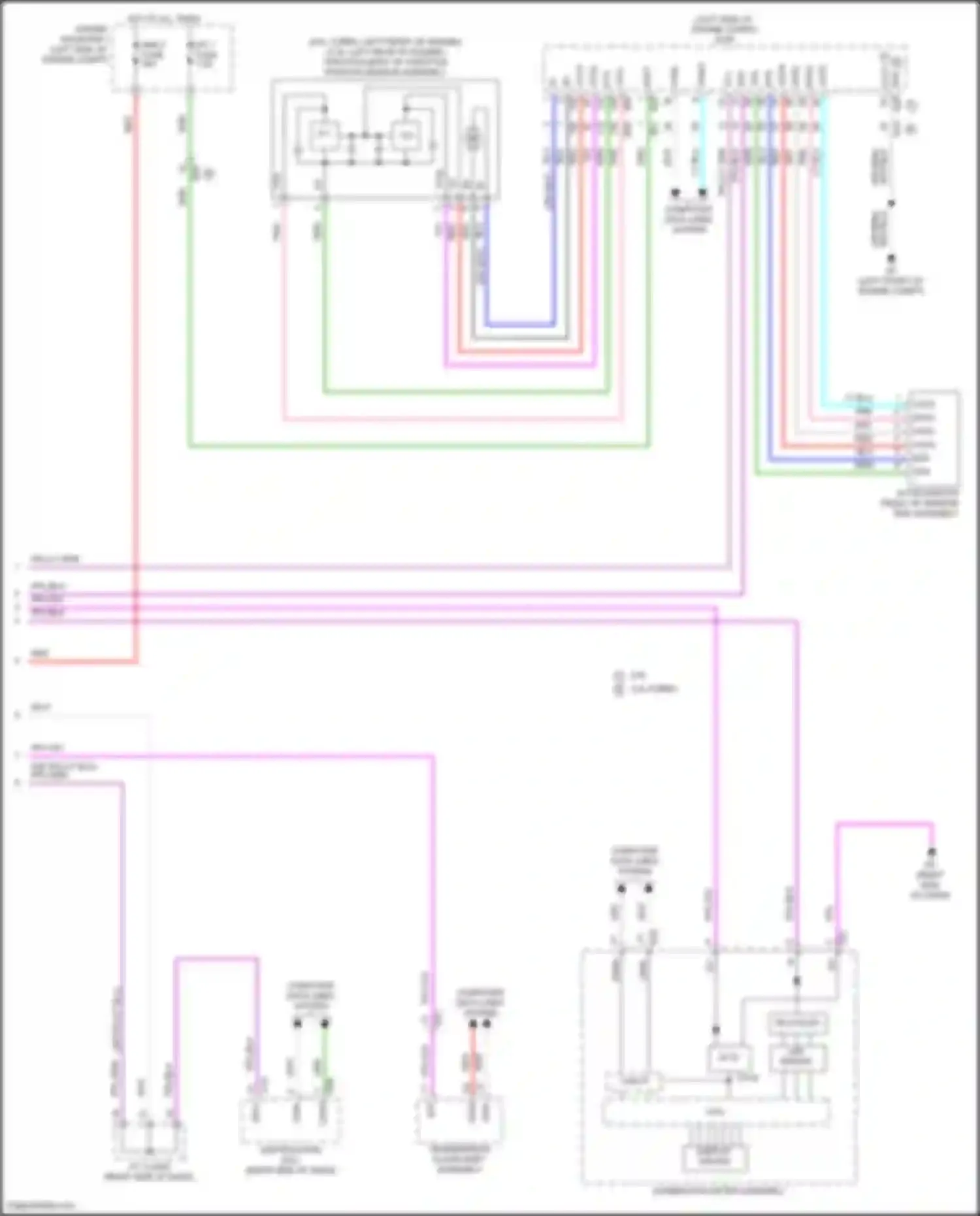 Wiring diagram led driver for Lexus NX Z10 (2014-2017) (12 of 20)