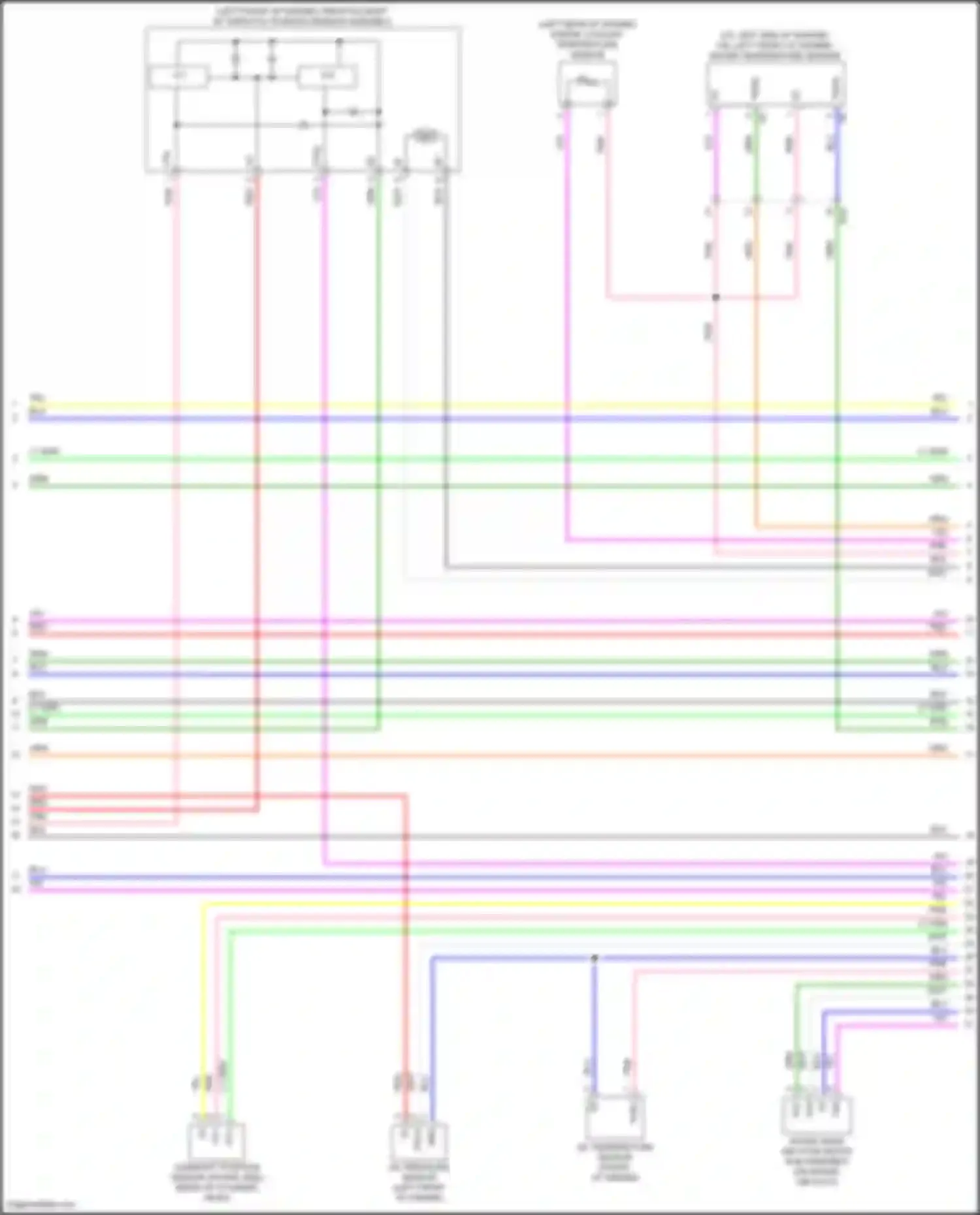 Wiring diagram oil temperature sensor for Lexus NX Z10 (2014-2017)