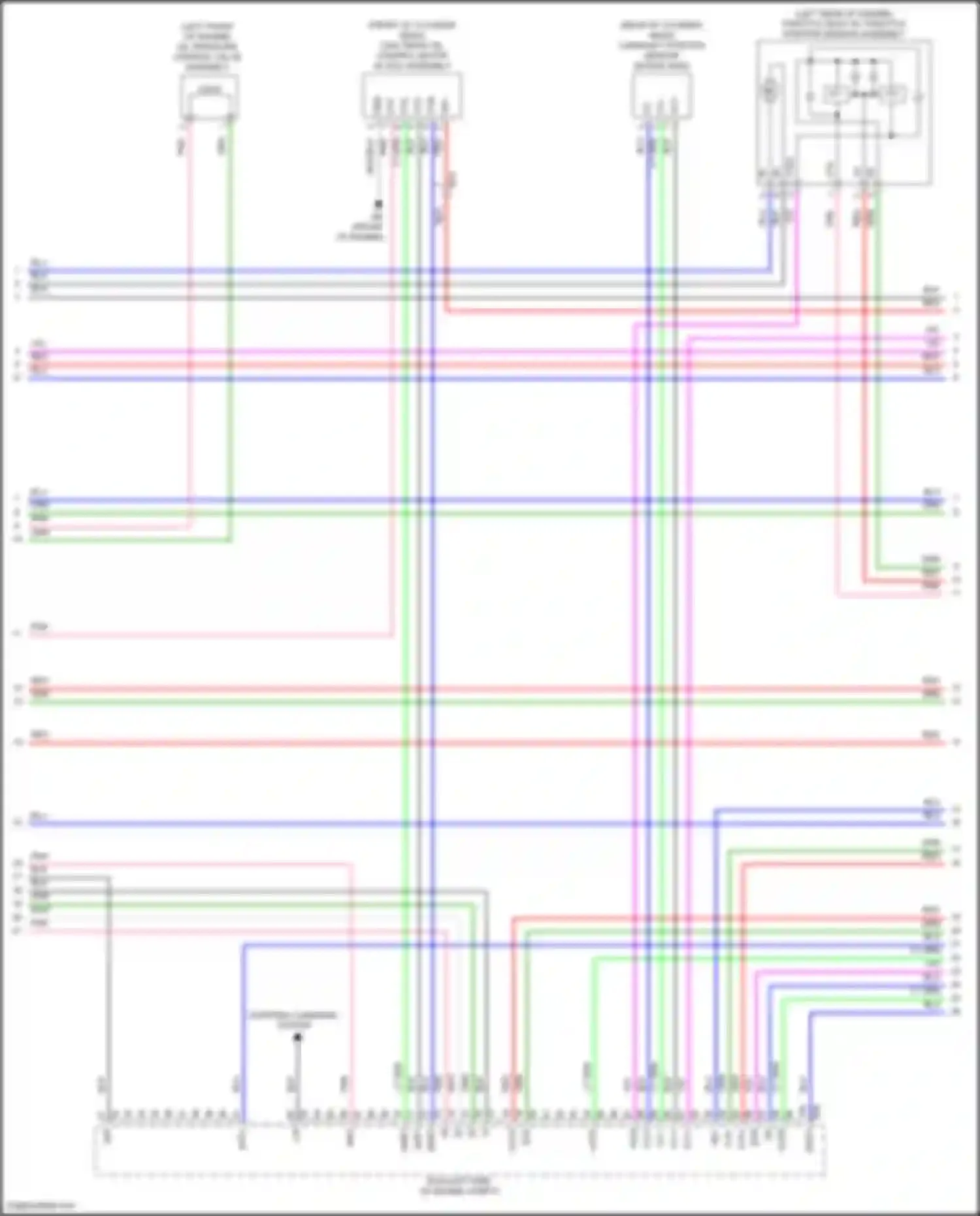 Wiring diagram throttle body w/ throttle position sensor assembly for Lexus NX Z10 (2014-2017)