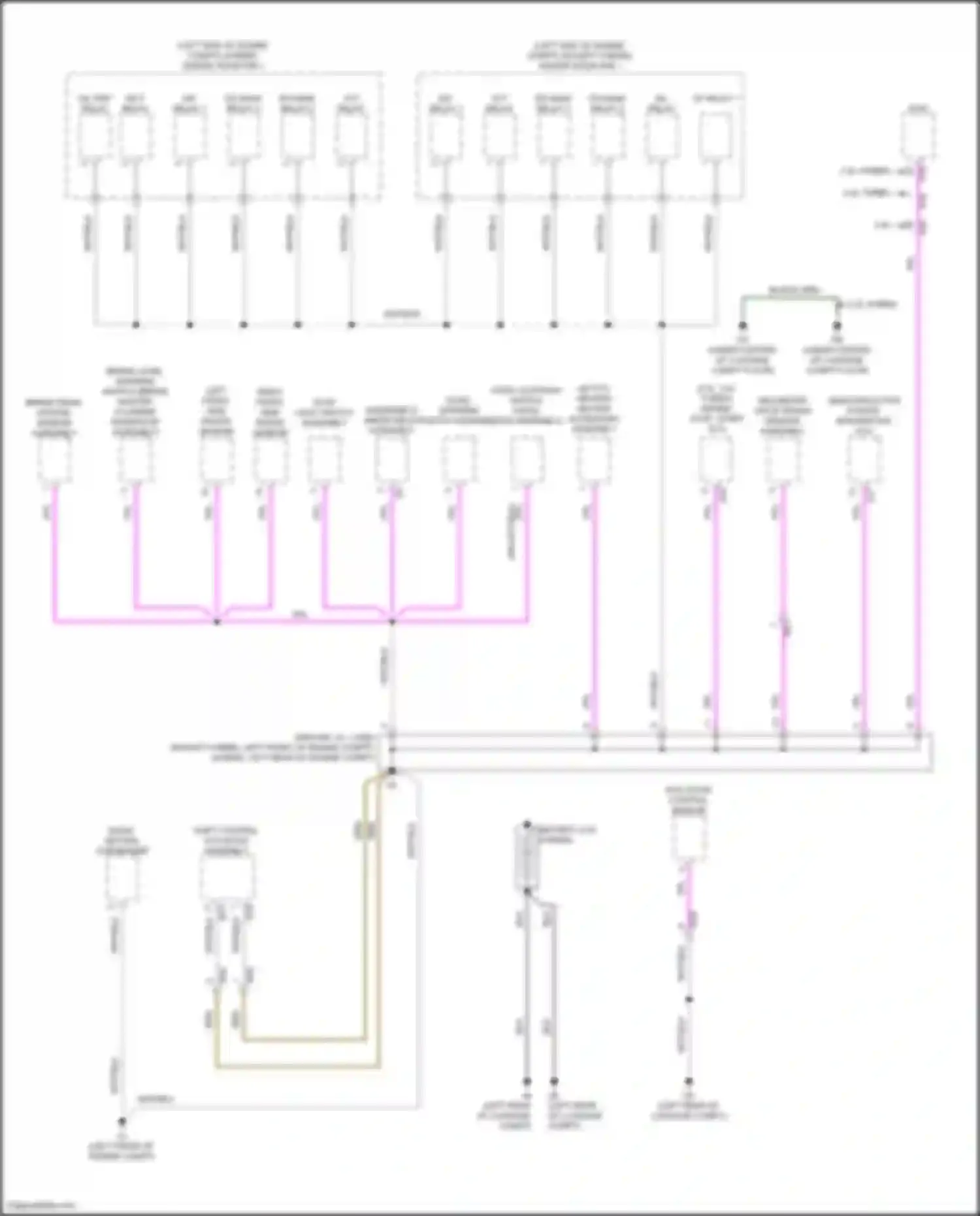 Wiring diagram millimeter wave radar sensor assembly for Lexus NX Z10 (2014-2017) (3 of 5)