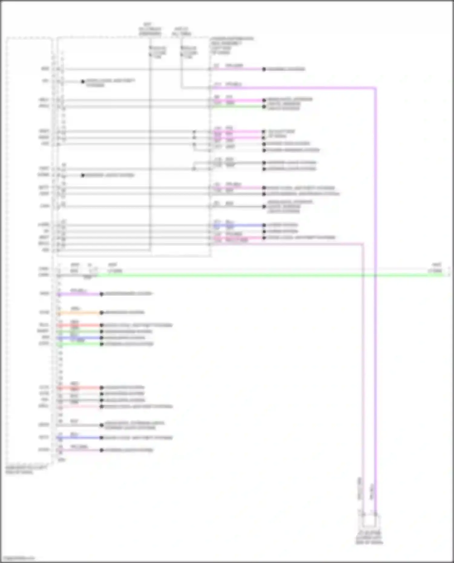 Wiring diagram navigation system for Lexus NX Z10 (2014-2017) (1 of 6)
