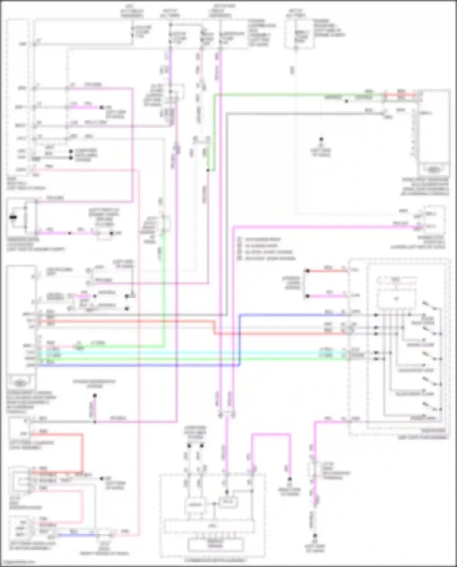 Wiring diagram pnk sw for Lexus NX Z10 (2014-2017)
