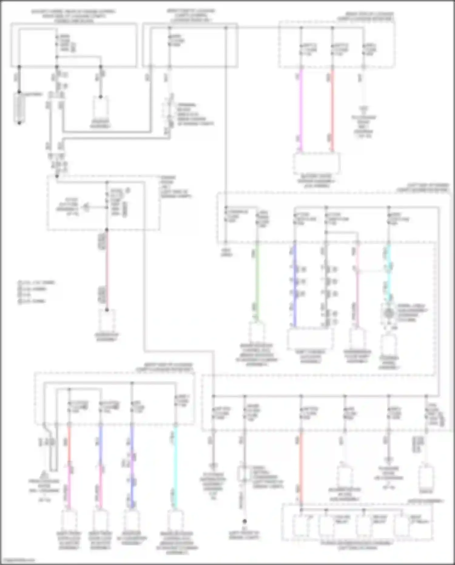 Wiring diagram p con mtr fuse for Lexus NX Z10 (2014-2017) (2 of 3)