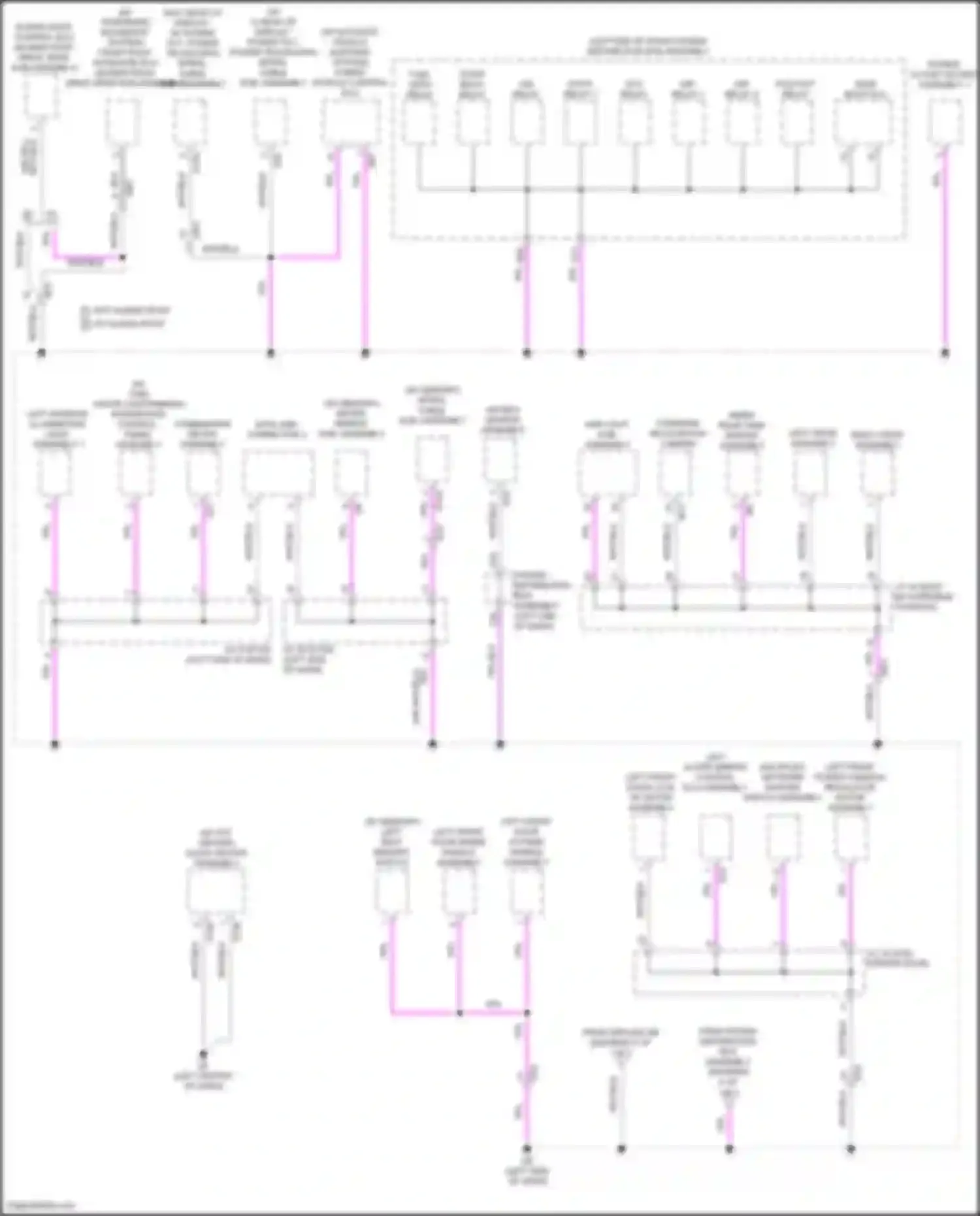 Wiring diagram door back relay for Lexus NX Z10 (2014-2017)