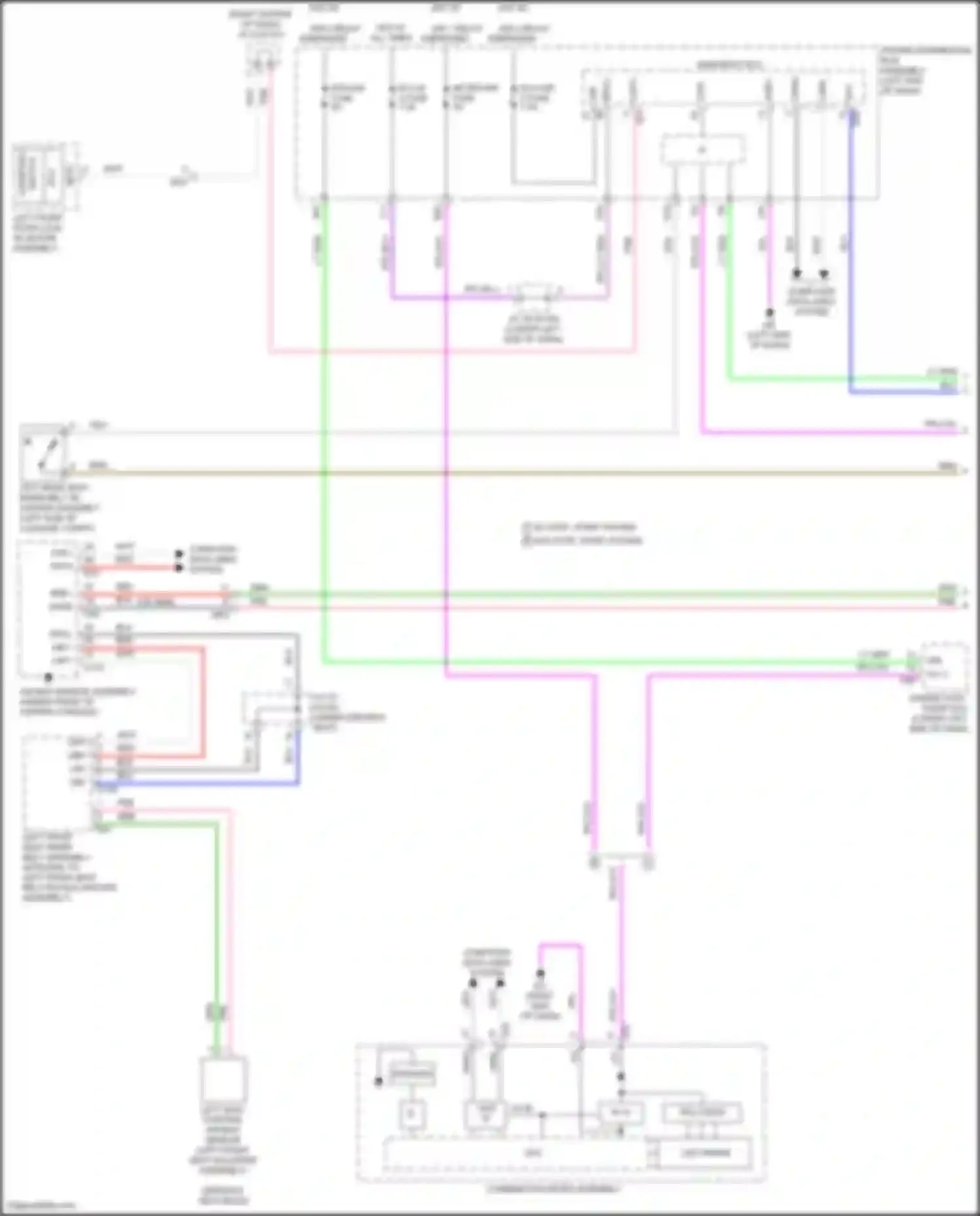 Wiring diagram ecu-b 2 fuse for Lexus NX Z10 (2014-2017)