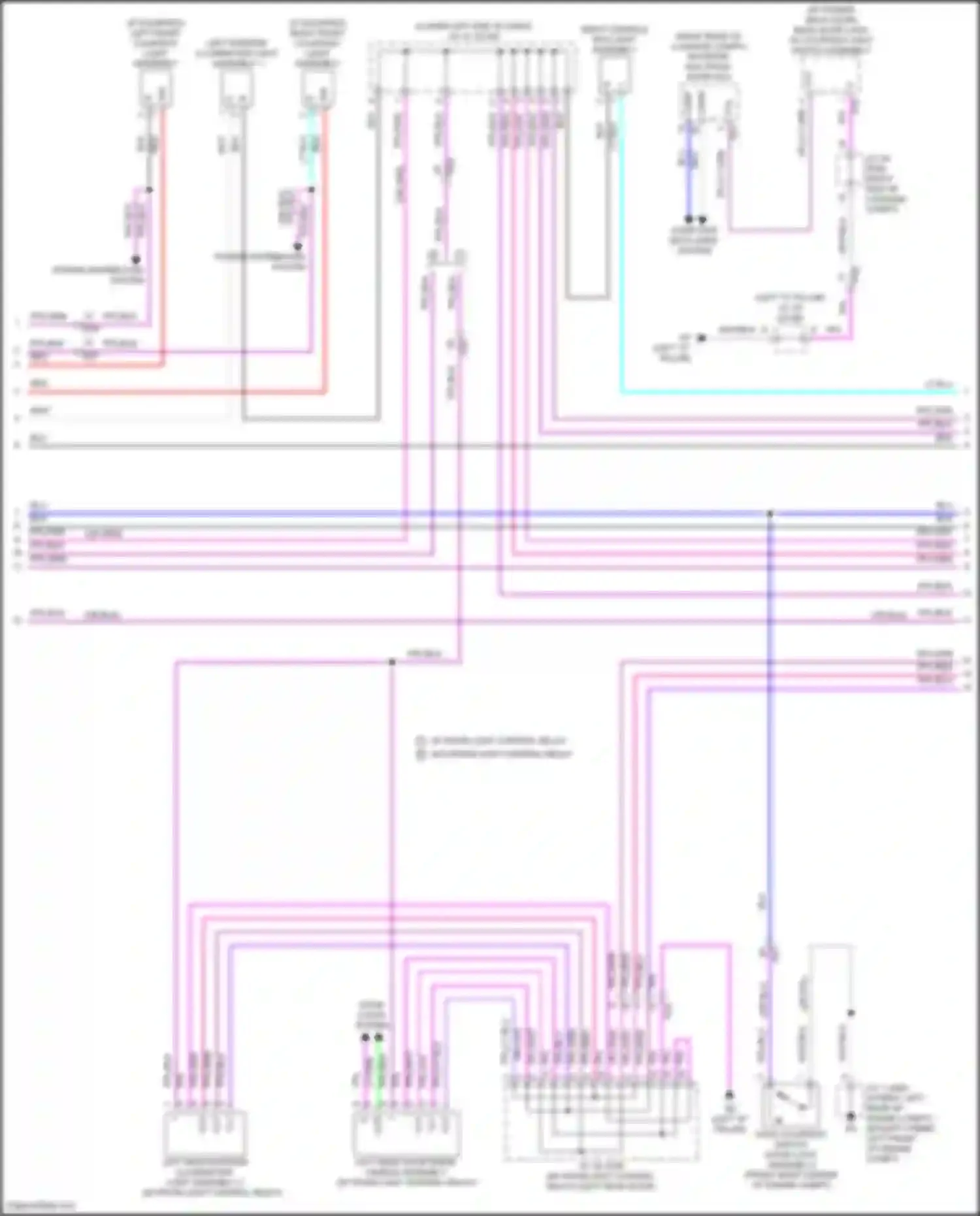 Wiring diagram ppl/gry for Lexus NX Z10 (2014-2017)