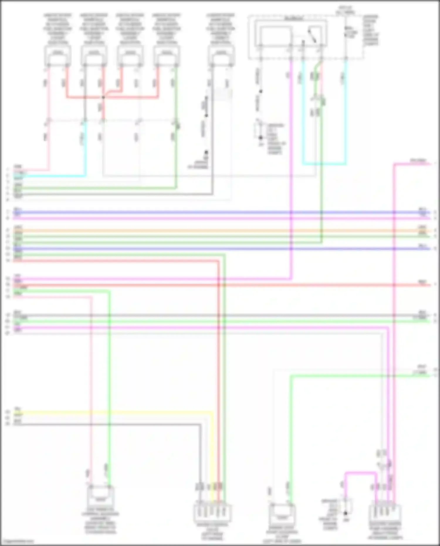 Wiring diagram ppl/red for Lexus NX Z10 (2014-2017) (88 of 92)