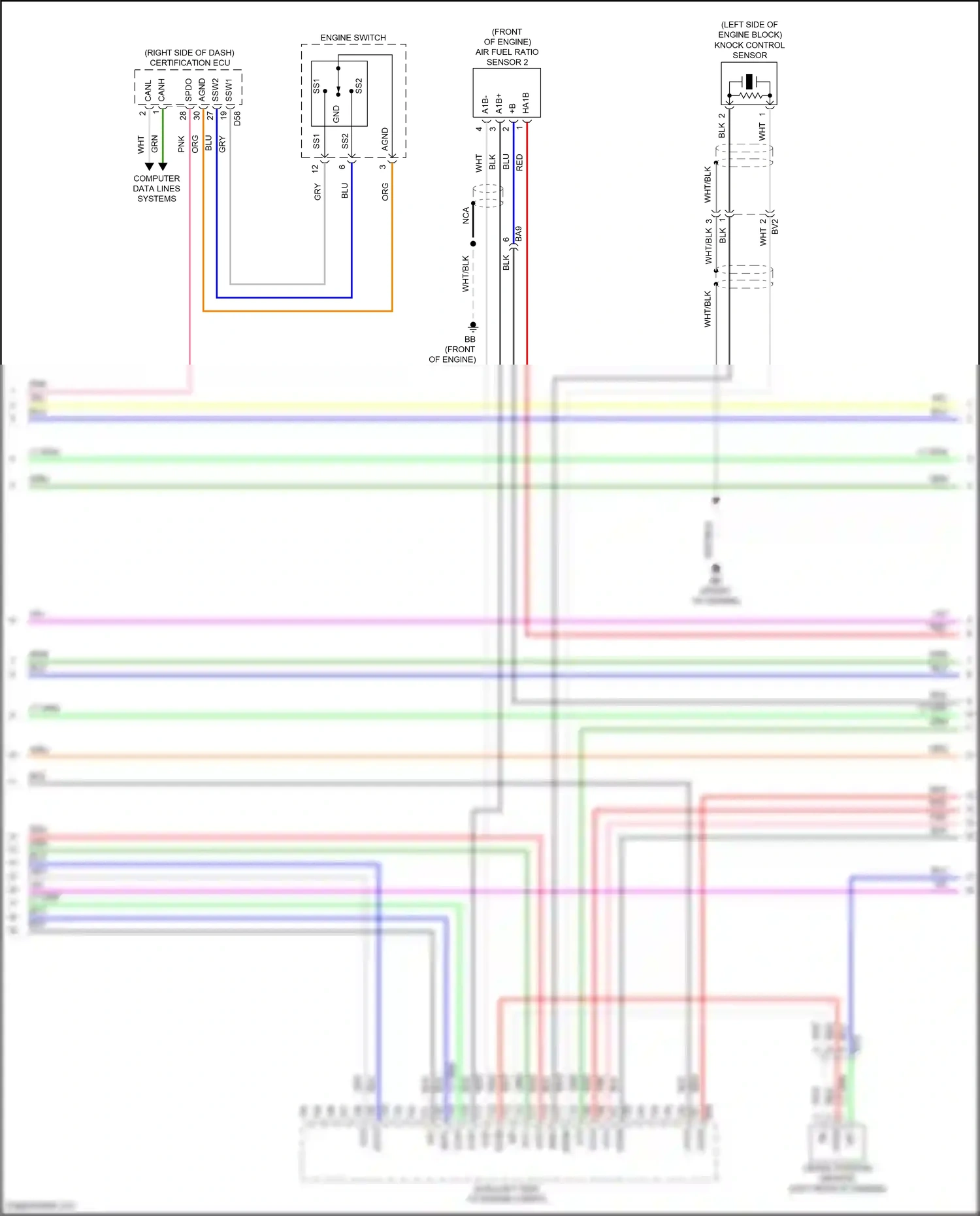 Lexus NX Z10 (2014-2017) pta wiring diagram  (2 of 2)