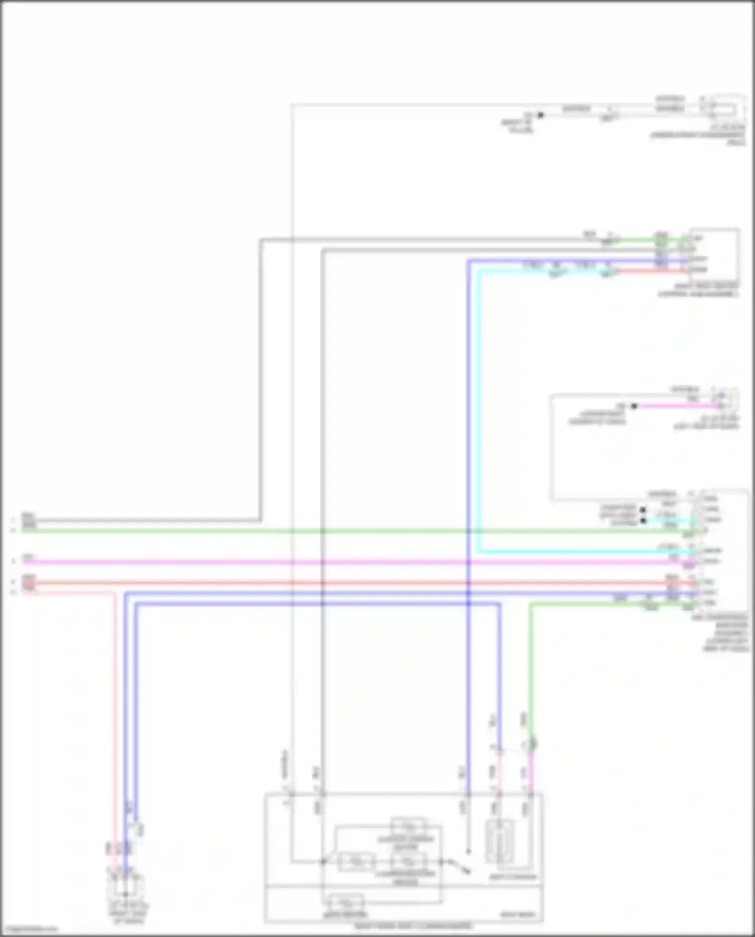 Wiring diagram right front seat cushion heater for Lexus NX Z10 (2014-2017) (2 of 2)