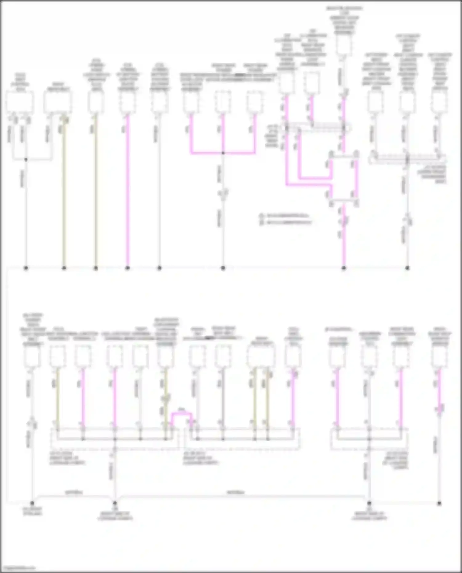 Wiring diagram right rear power window regulator motor assembly for Lexus NX Z10 (2014-2017) (1 of 3)
