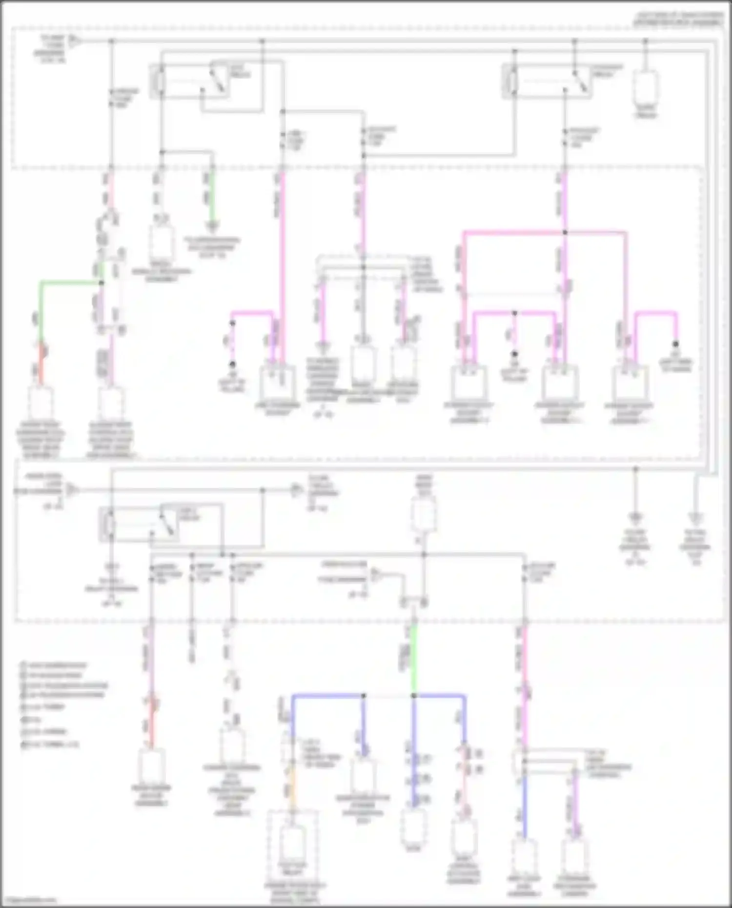 Wiring diagram semiconductor power integration ecu for Lexus NX Z10 (2014-2017) (9 of 10)