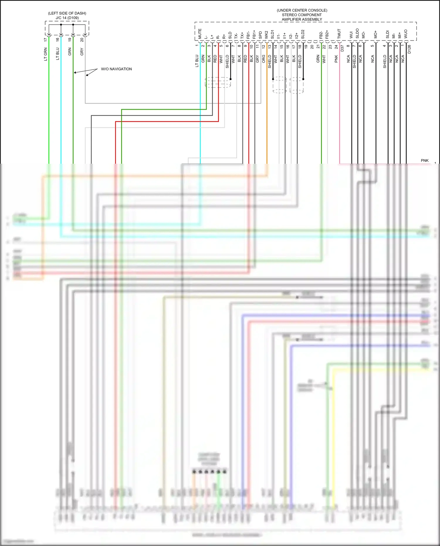 Lexus NX Z10 (2014-2017) shield wiring diagram  (6 of 21)